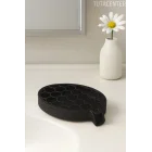 Petek Desenli Su Tahliyeli Sabunluk Standı Modern Banyo Standı