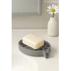 Petek Desenli Su Tahliyeli Sabunluk Standı Modern Banyo Standı