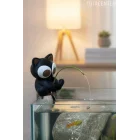 Balık Tutan Sevimli Kedi - Akvaryum Dekoratif Aksesuar - Akvaryum Dekoru