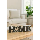 Home Yazılı Dekoratif Biblo Ve Masaüstü Dekor Home Yazısı Dekoratif Ev Süsü (Plastik)