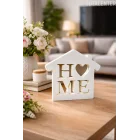 Dekoratif Ev Şeklinde Home Yazısı Home Yazılı Dekoratif Biblo Ve Masaüstü Dekor (Plastik)