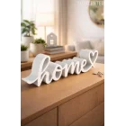 Home Yazısı Hediyelik Ev Dekoru Home Yazılı Dekoratif Biblo Ve Masaüstü Dekor(Plastik)