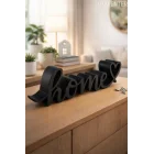 Home Yazısı Hediyelik Ev Dekoru Home Yazılı Dekoratif Biblo Ve Masaüstü Dekor(Plastik)