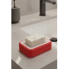 Katı Sabunluk Plastik Banyo Sabunluğu Lavabo İçin Pratik Sabunluk - Mutfak Süngerliği - Süngerlik