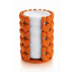 Kalpli Makyaj Temizleme Pamuğu Kabı Plastik Pamukluk Organizer 10 cm Kozmetik Düzenleyici