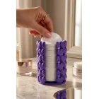 Kalpli Makyaj Temizleme Pamuğu Kabı Plastik Pamukluk Organizer 10 cm Kozmetik Düzenleyici