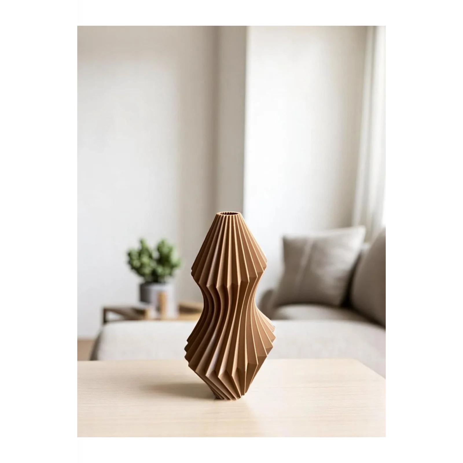 Hülya Modern Vazo ( Dekoratif Plastik Vazo ) 15 Cm