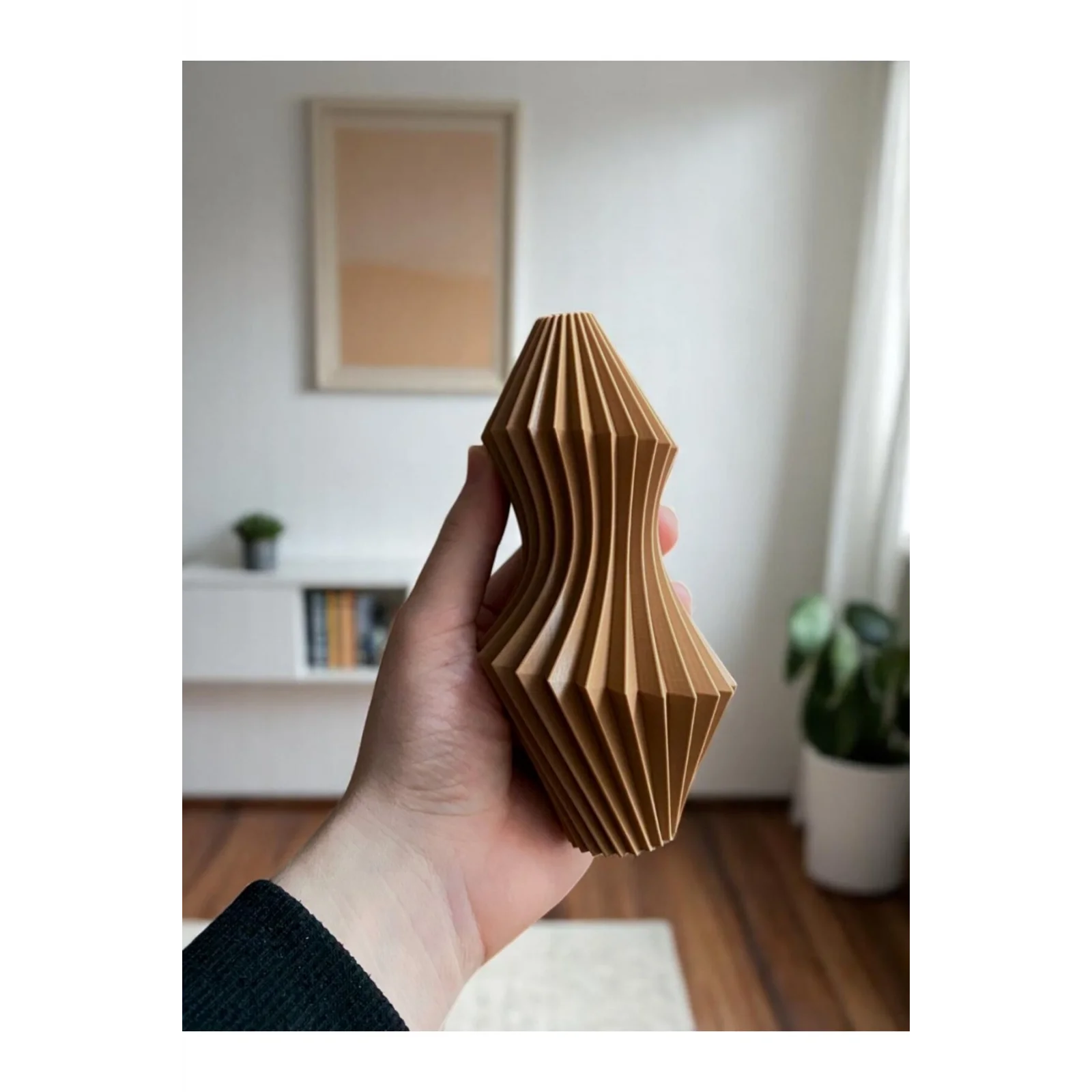 Hülya Modern Vazo ( Dekoratif Plastik Vazo ) 15 Cm