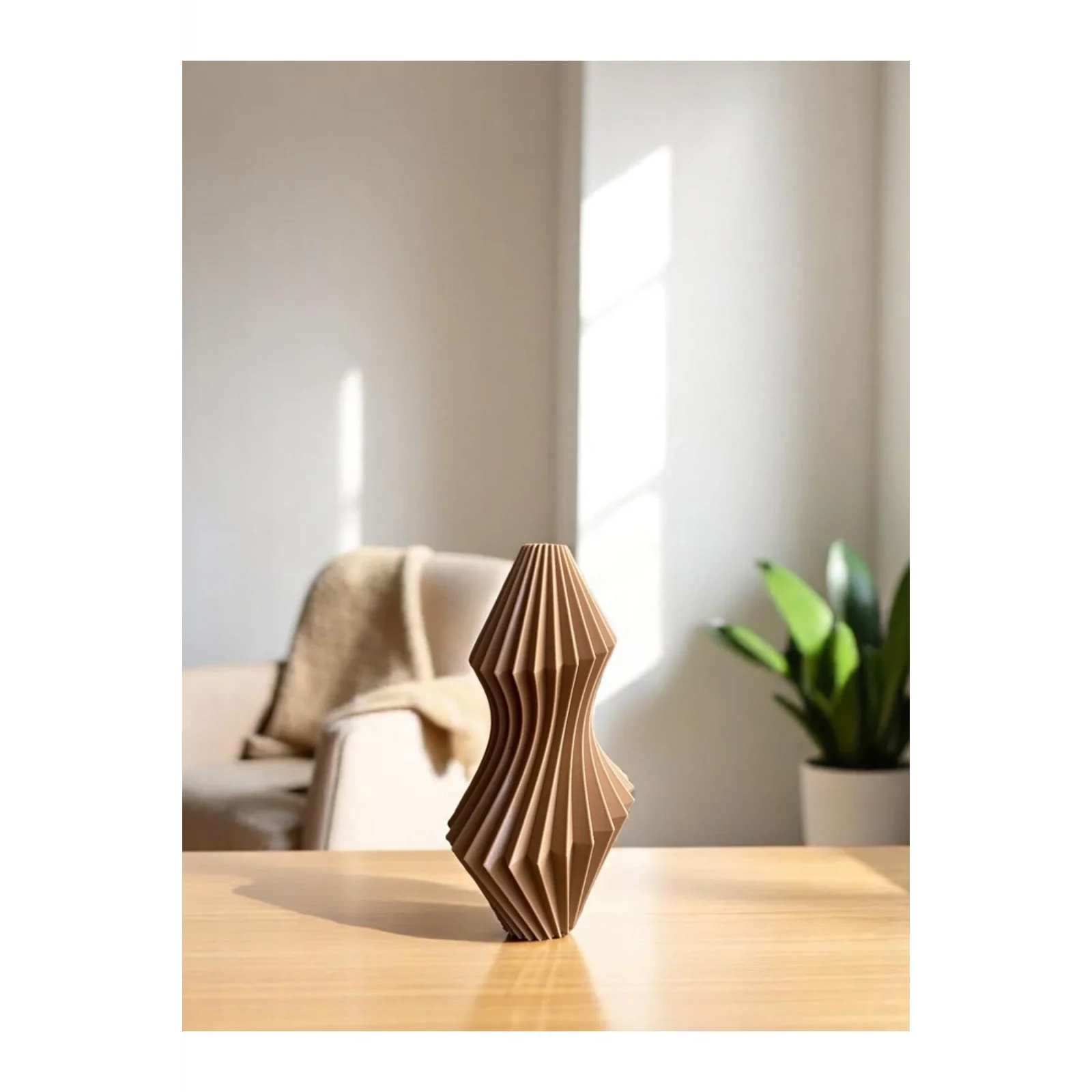 Hülya Modern Vazo ( Dekoratif Plastik Vazo ) 15 Cm