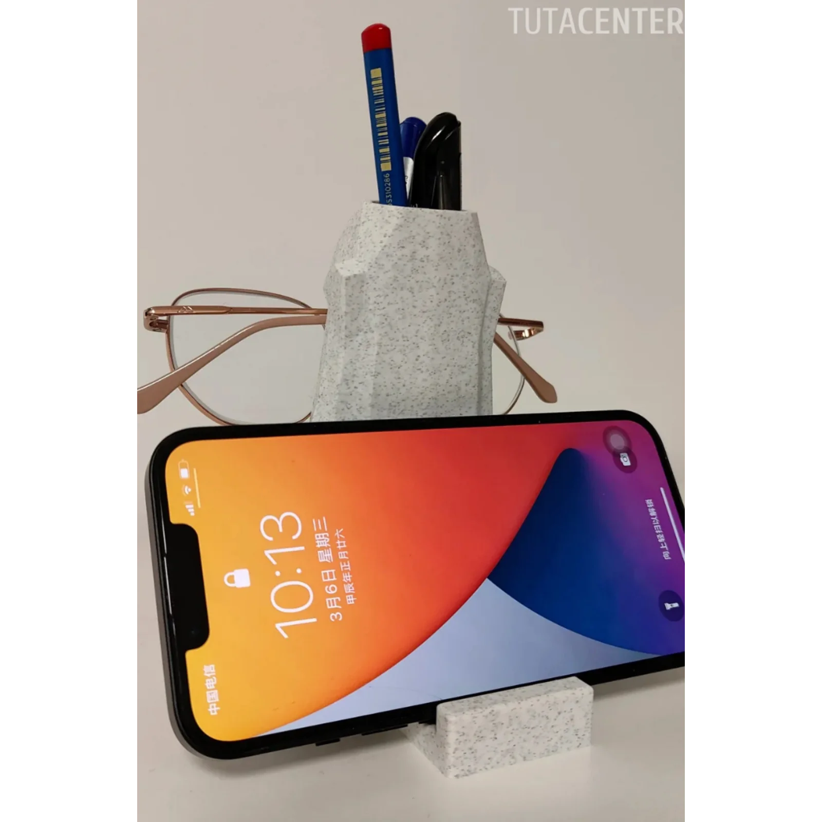 MOAİ TELEFON TUTACAKLI KALEMLİK