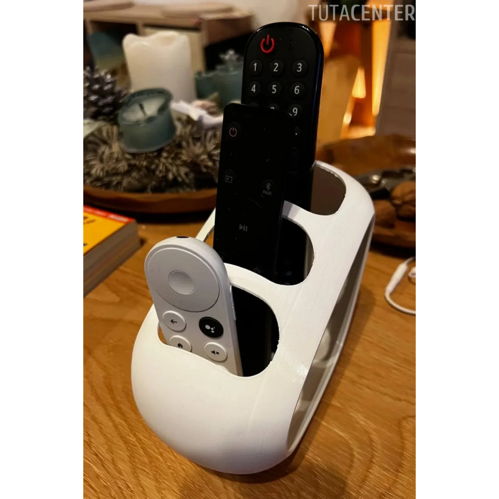 UZAKTAN KUMANDA STANDI, 3 SLOTLU PLASTİK KUMANDALIK