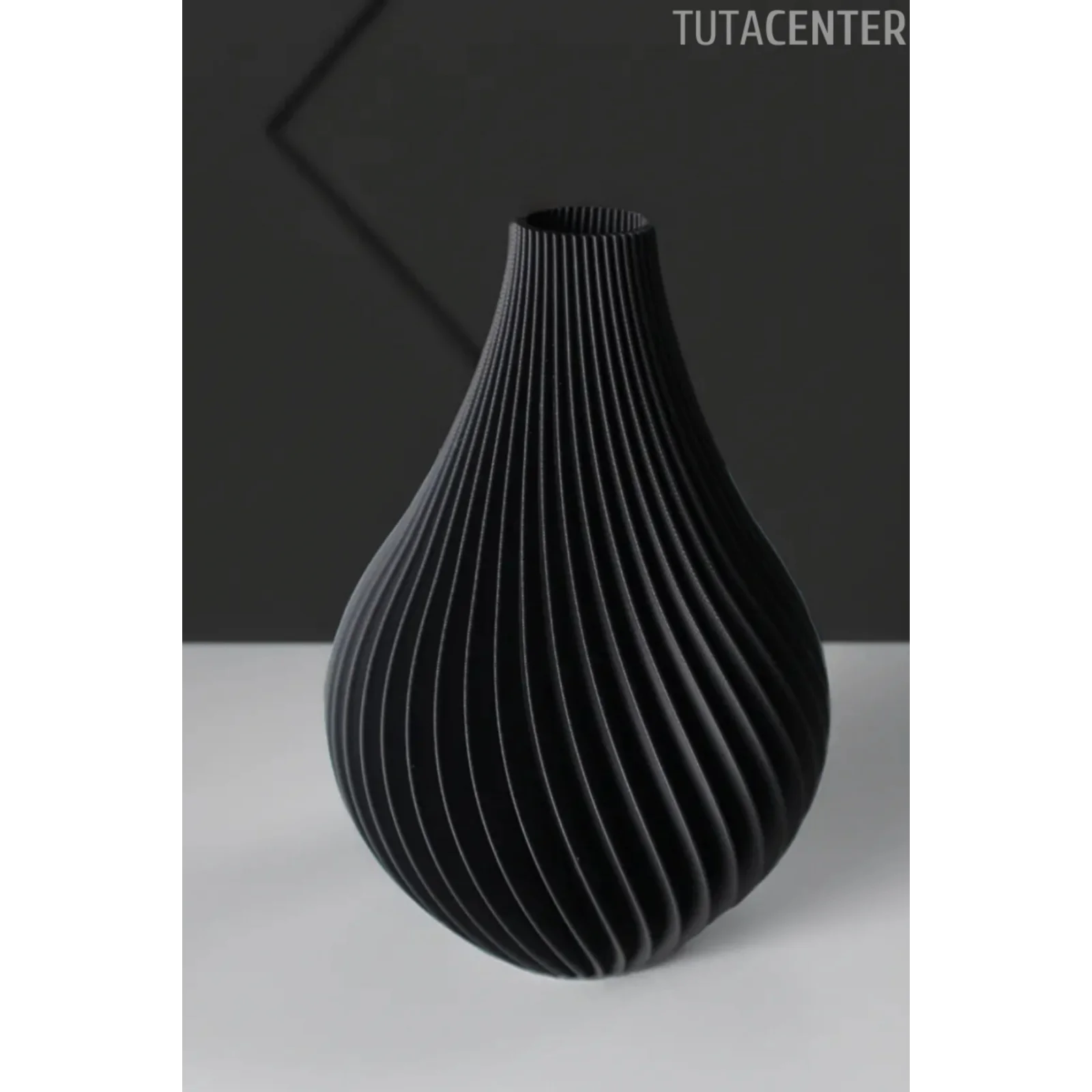 SİYAH DURU VAZO 15CM