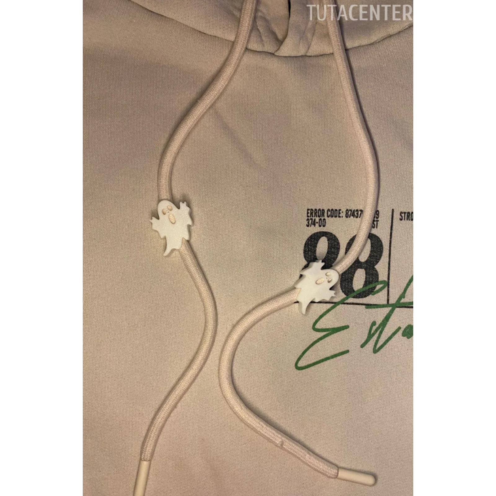 Hayalet Ghost Şekilli Bağcık İp Süsü 10 ADET