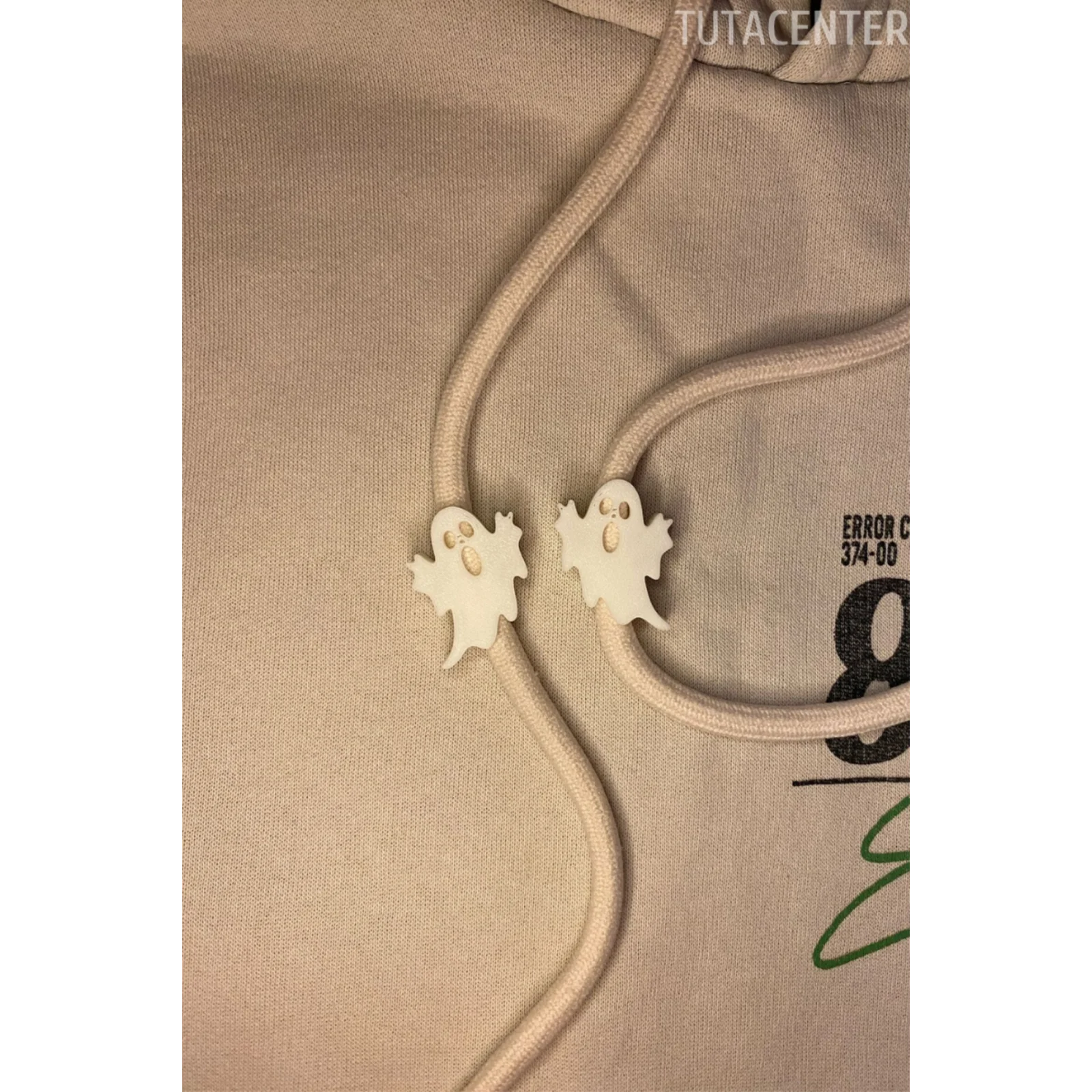 Hayalet Ghost Şekilli Bağcık İp Süsü 10 ADET