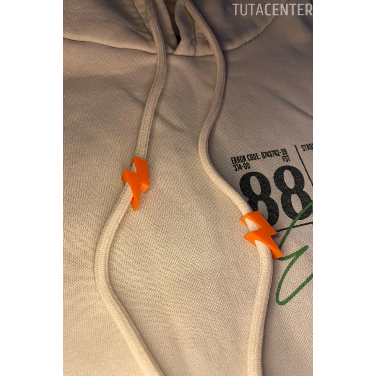 Şimşek Yıldırım Şekilli Bağcık İp Süsü  10 ADET