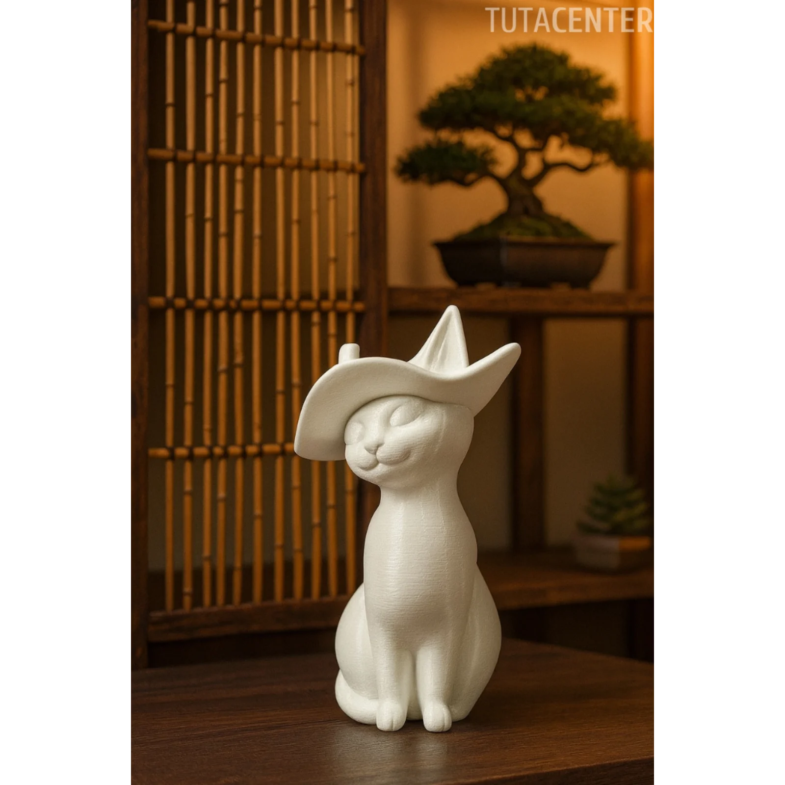 ZARİF LEYDİ KEDİ BİBLO MODERN BİBLO 15CM PLASTİK