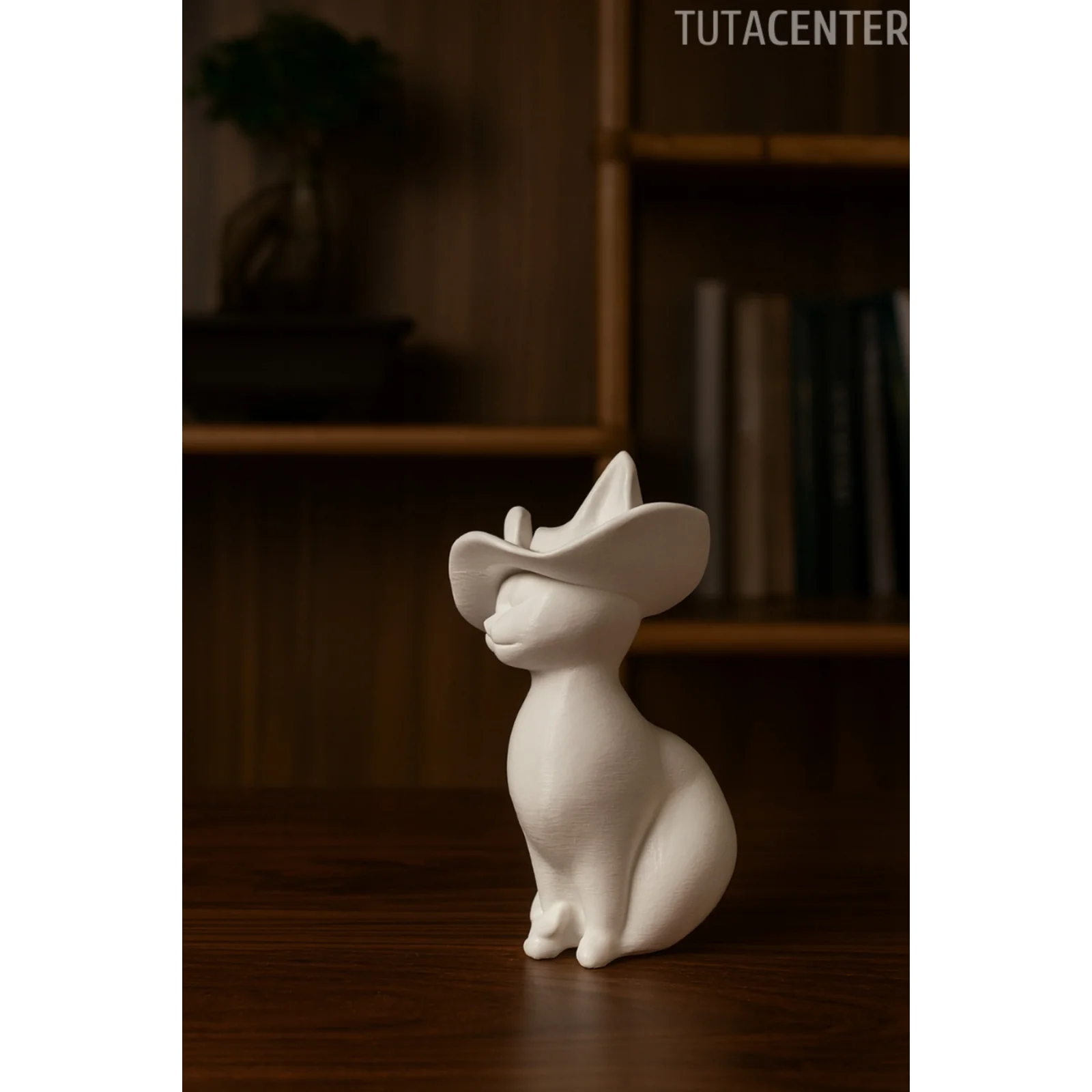 ZARİF LEYDİ KEDİ BİBLO MODERN BİBLO 15CM PLASTİK