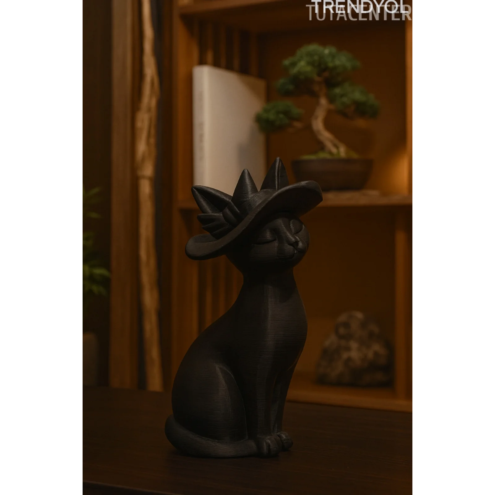 ZARİF LEYDİ KEDİ BİBLO MODERN BİBLO 15CM PLASTİK