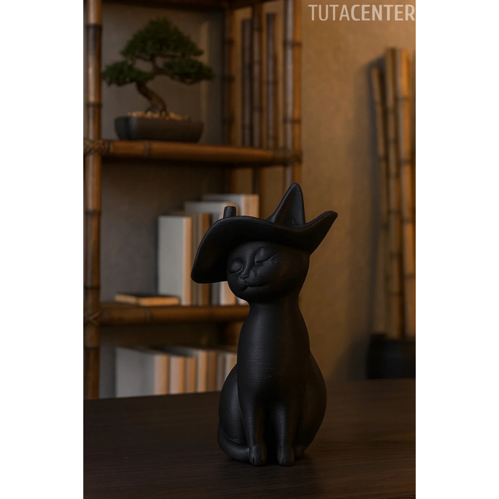 ZARİF LEYDİ KEDİ BİBLO MODERN BİBLO 15CM PLASTİK