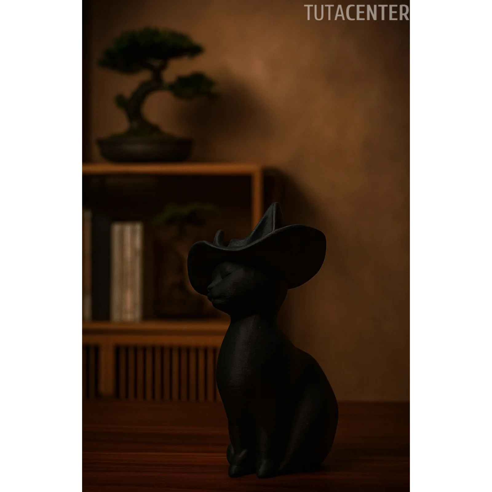 ZARİF LEYDİ KEDİ BİBLO MODERN BİBLO 15CM PLASTİK