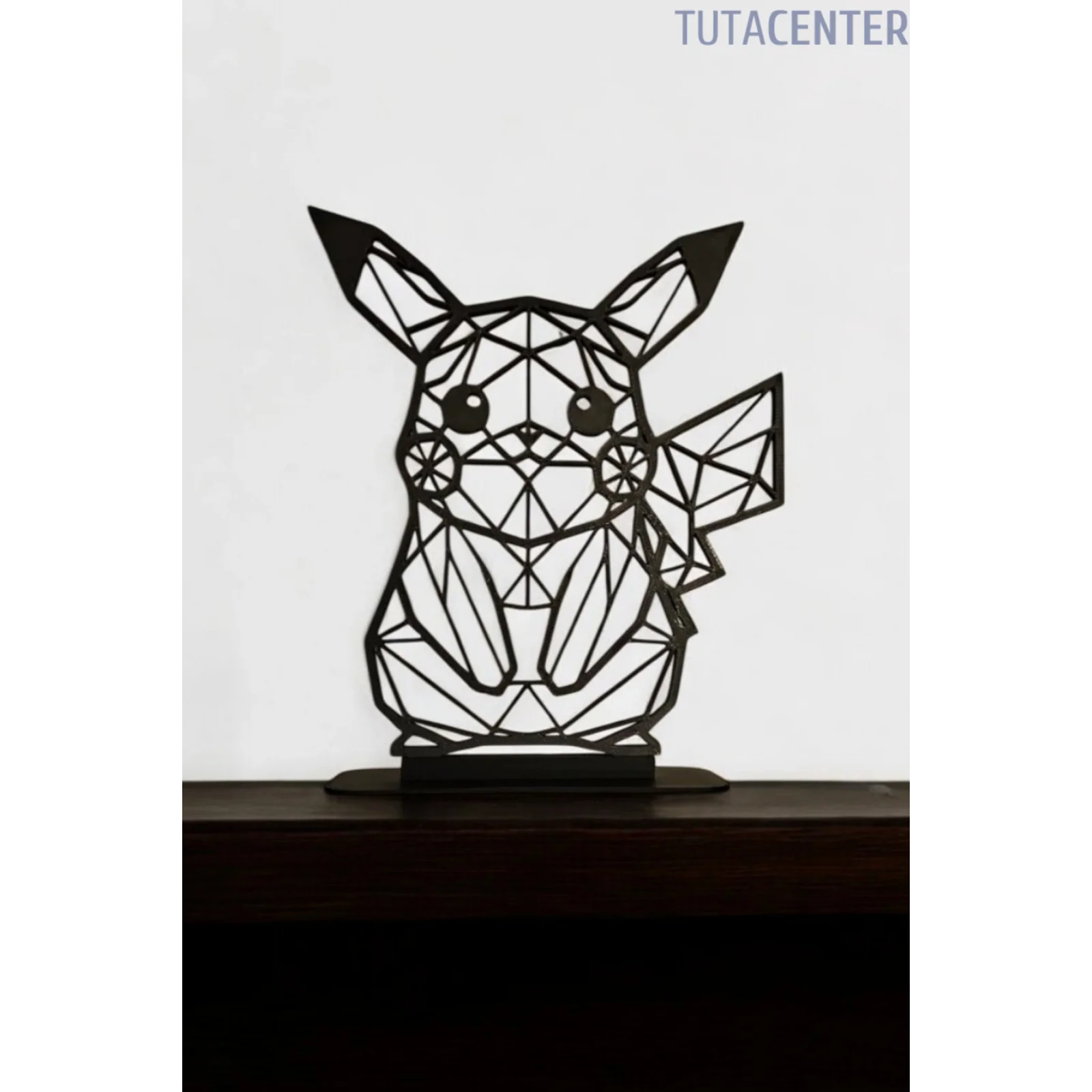 Pikachu Modeli Dekoratif Biblo | Masaüstü Ev Oda Dekorasyonu | Pokemon Tablo | Pikachu Wall Art