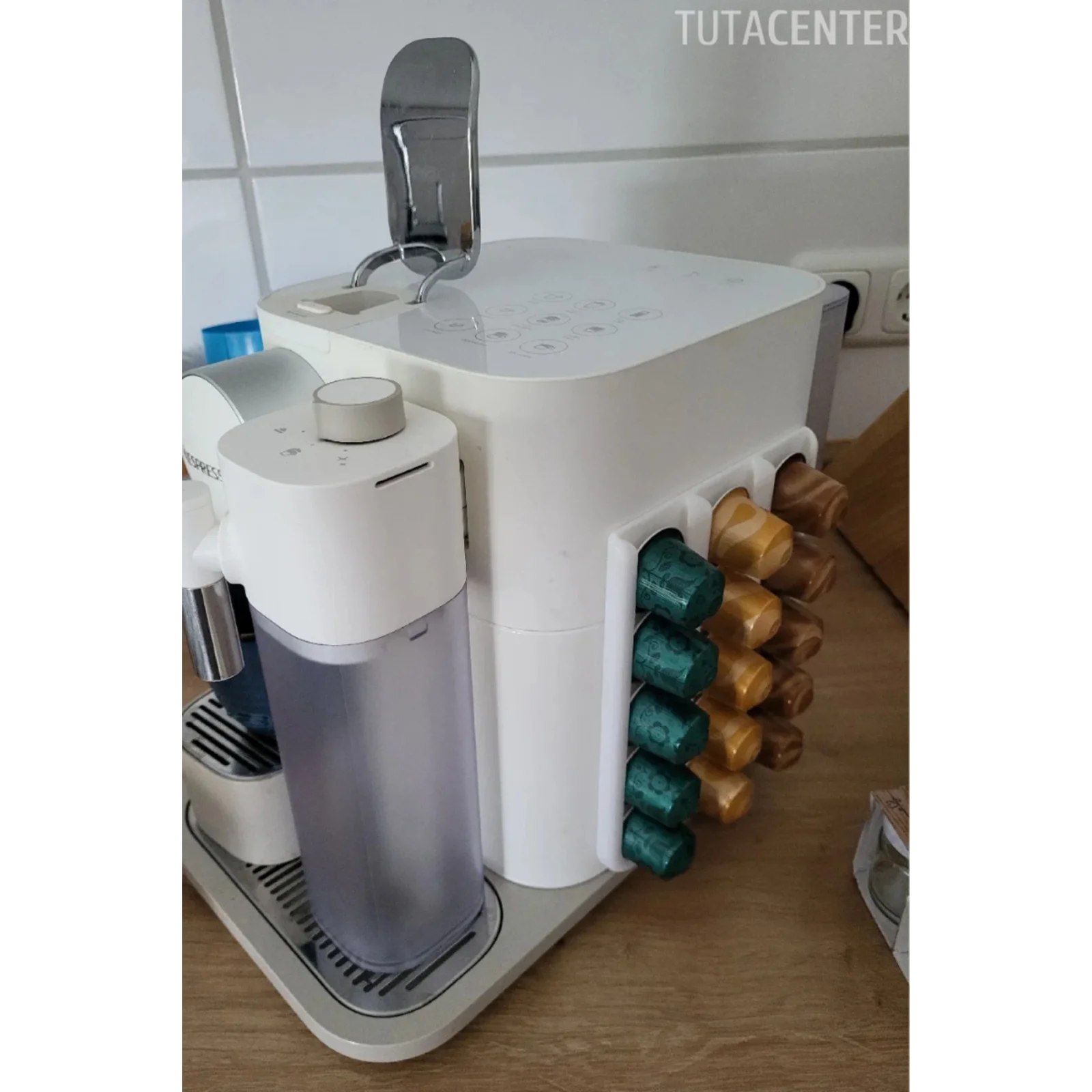 Nespresso Kapsül Kahve Standı Dekoratif Çok Amaçlı ( BEYAZ RENK )