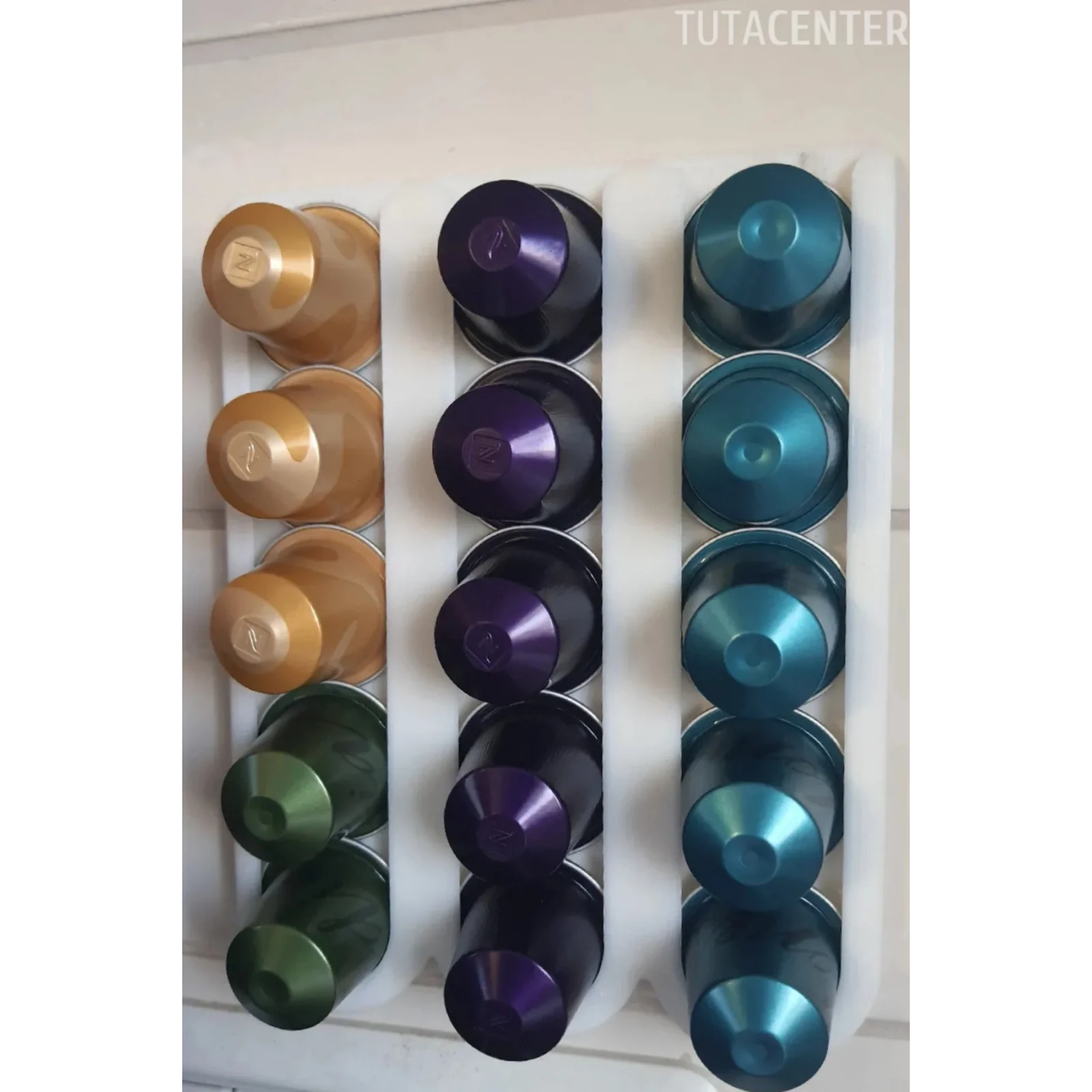 Nespresso Kapsül Kahve Standı Dekoratif Çok Amaçlı ( BEYAZ RENK )