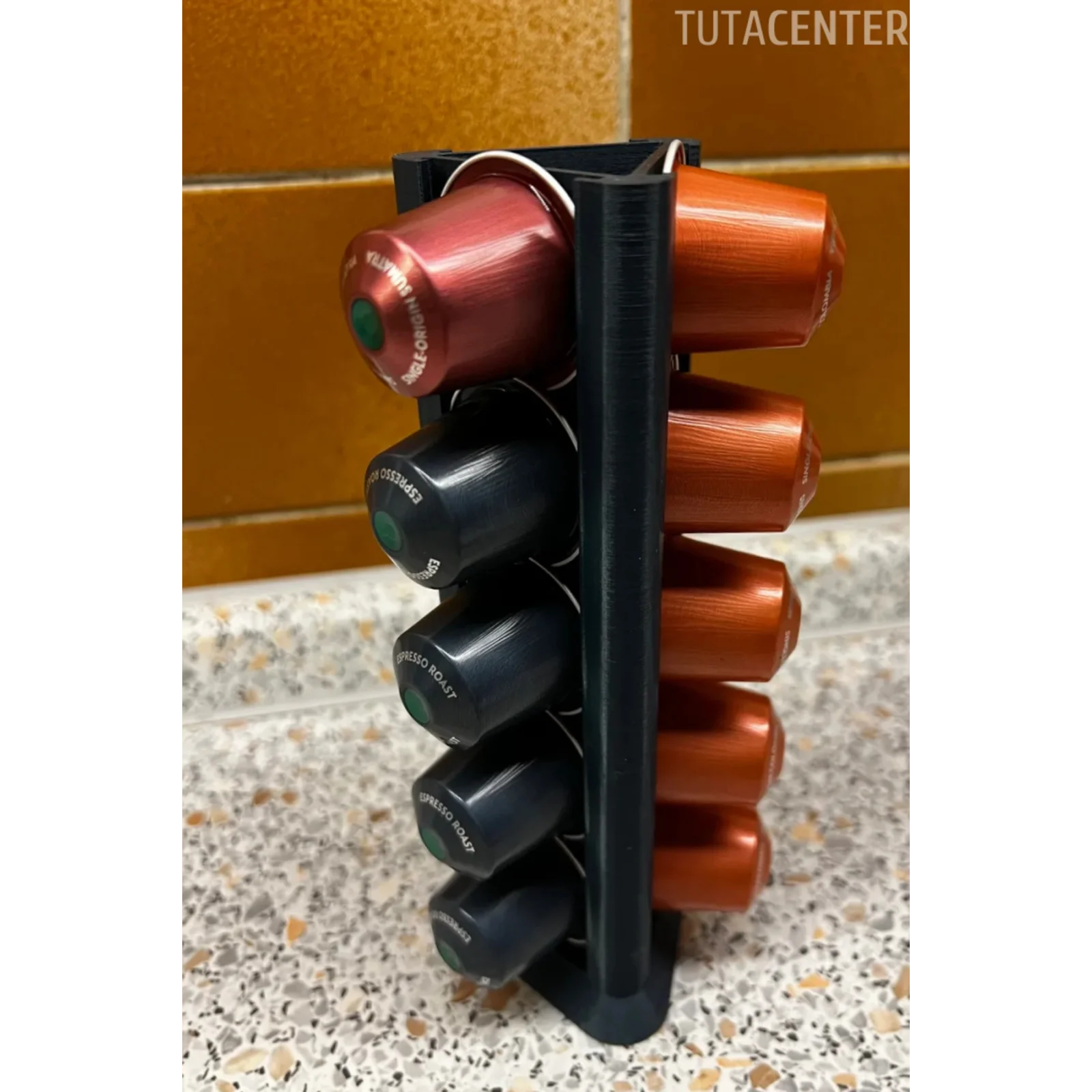 Kapsül Kahve Standı Dekoratif Çok Amaçlı 3 Bölmeli