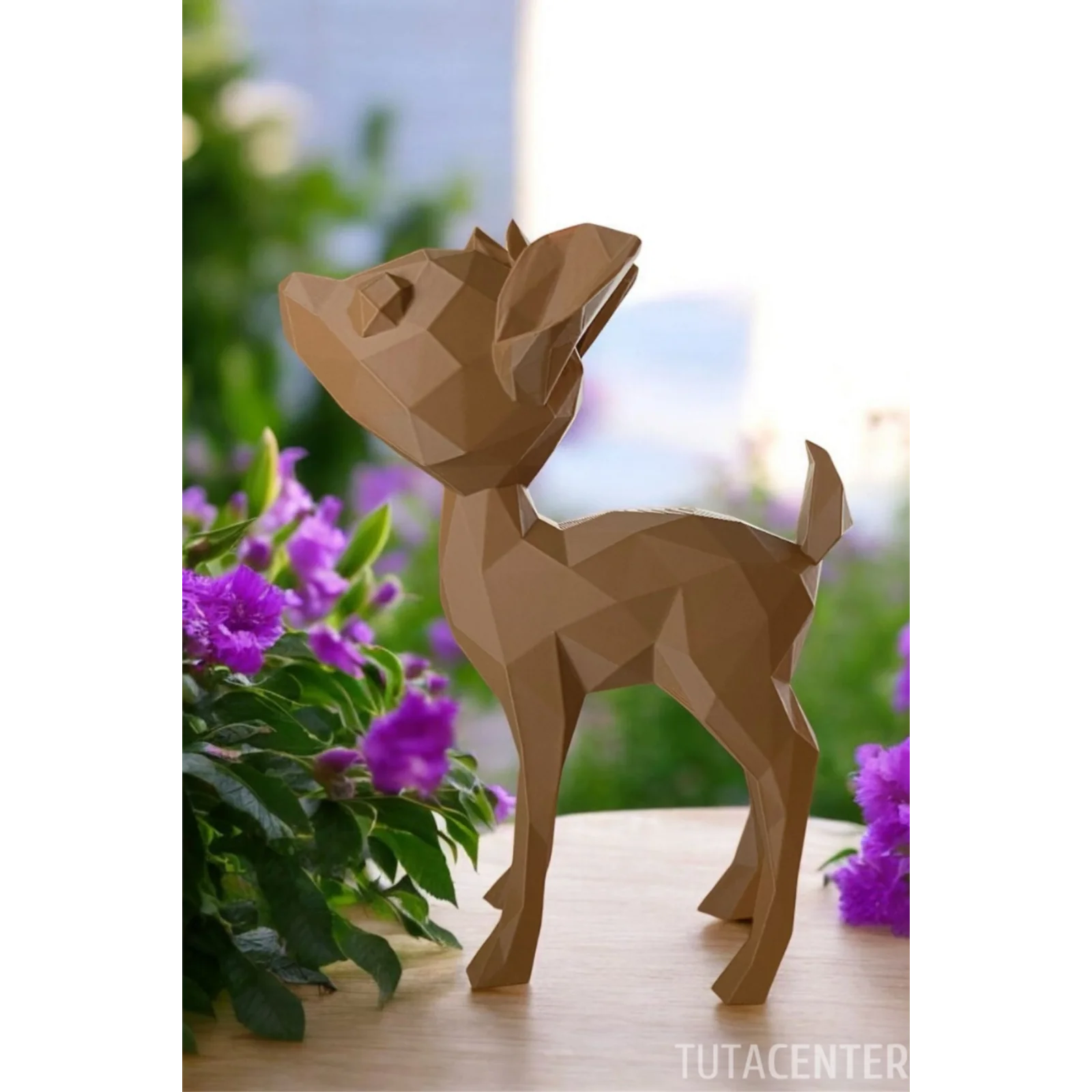 Yavru Geyik Biblo Figür Dekoratif Yavru Geyik Figürü 20 cm