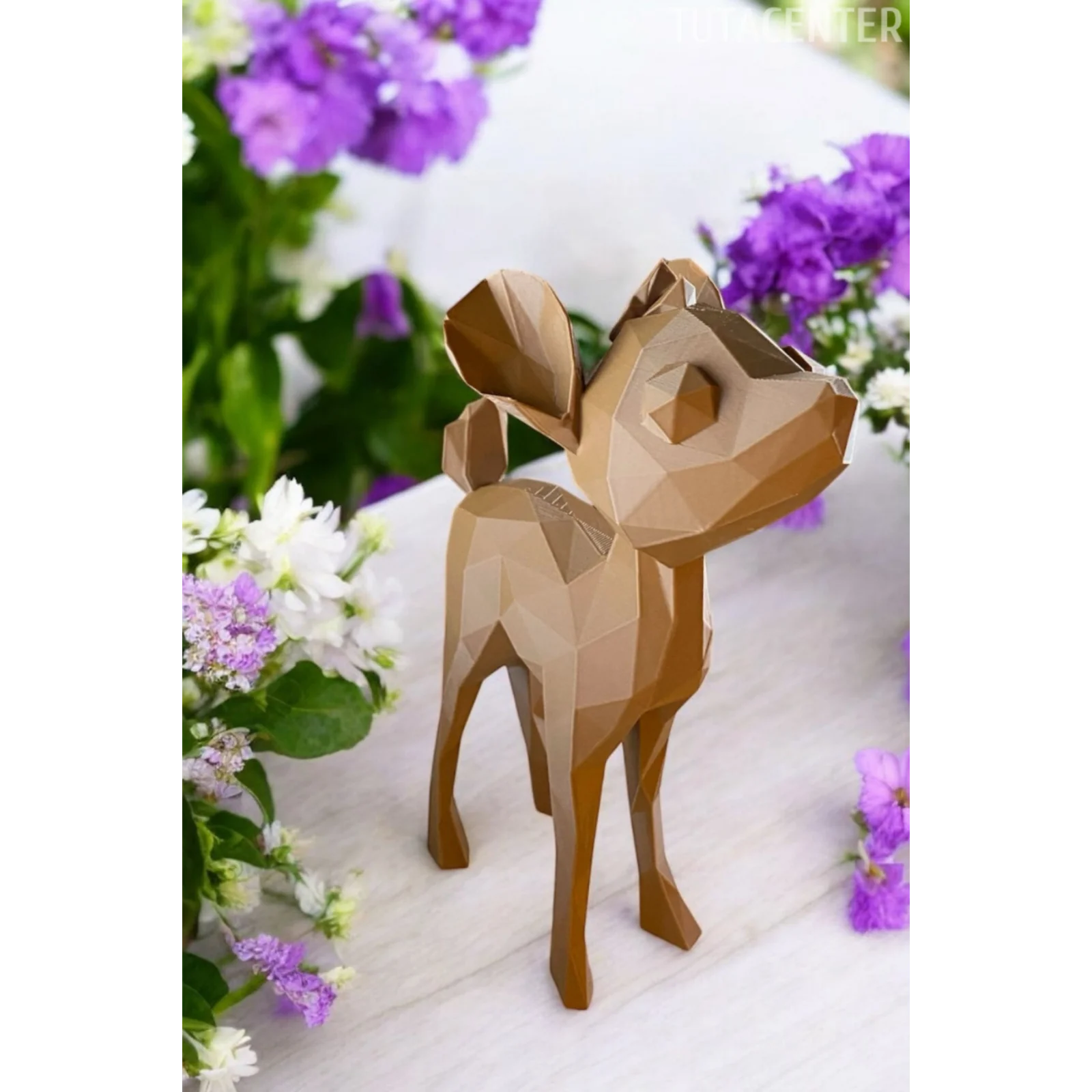 Yavru Geyik Biblo Figür Dekoratif Yavru Geyik Figürü 20 cm