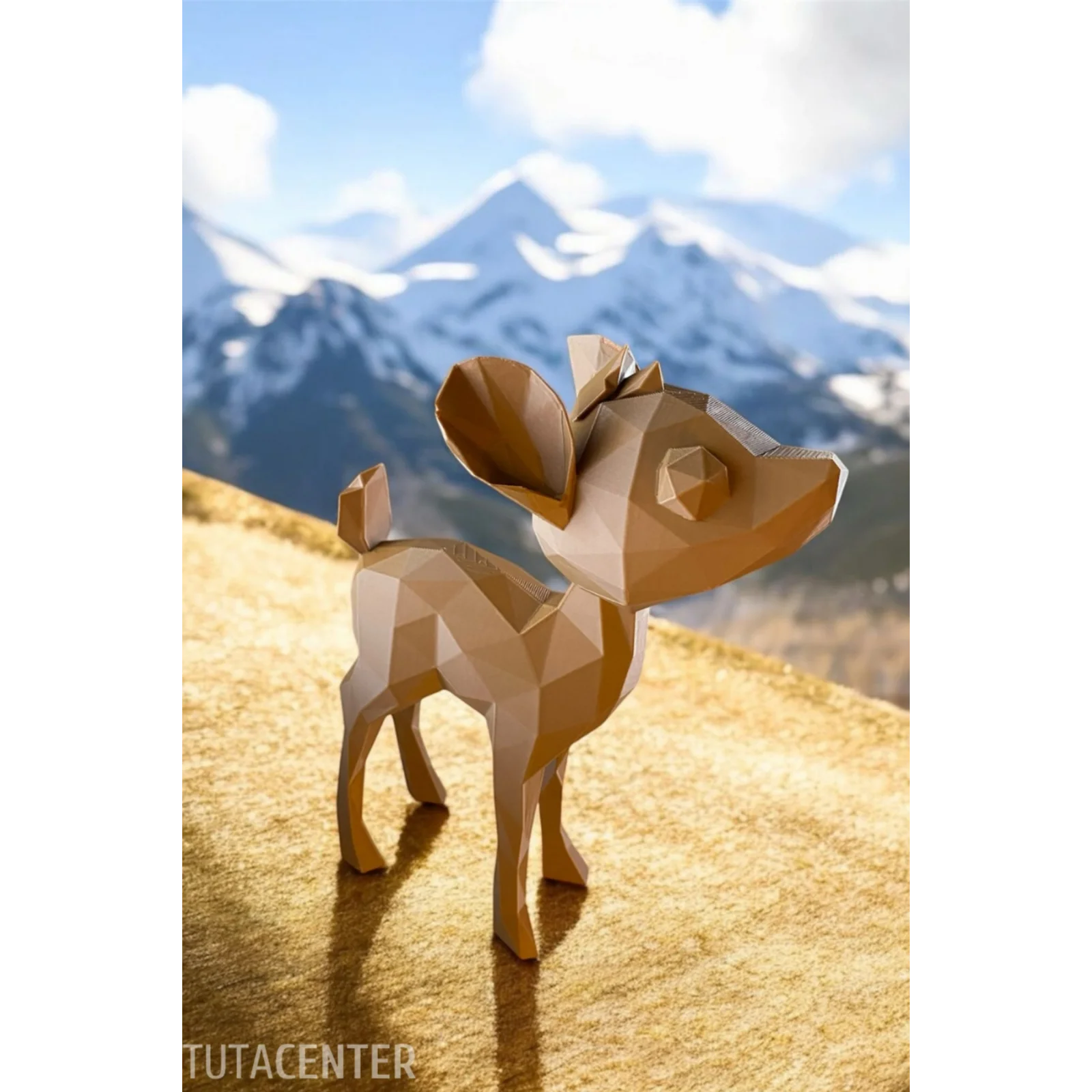 Yavru Geyik Biblo Figür Dekoratif Yavru Geyik Figürü 20 cm