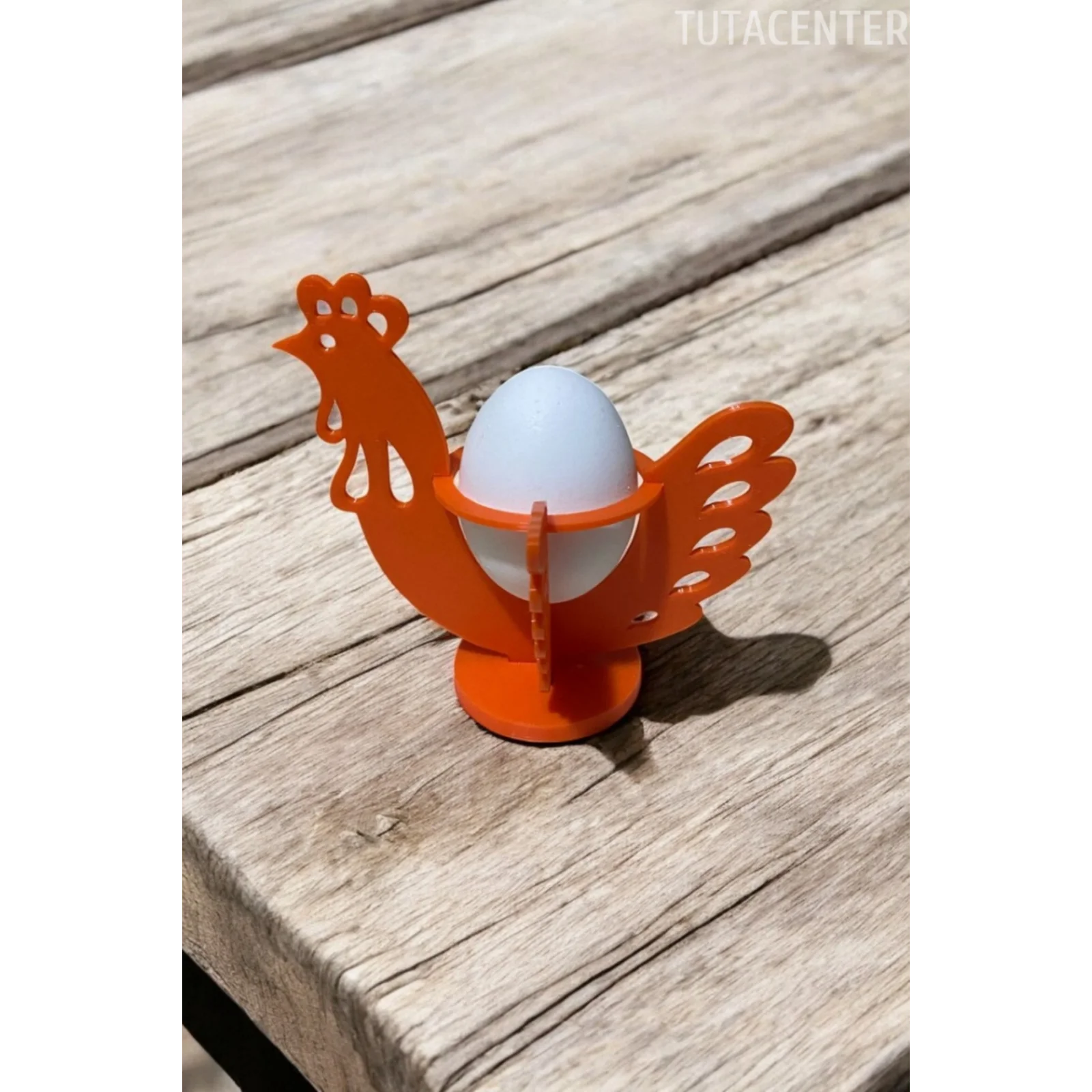 Yumurta Kabı Yumurta Tutucu 2li set Tavuk Figürlü