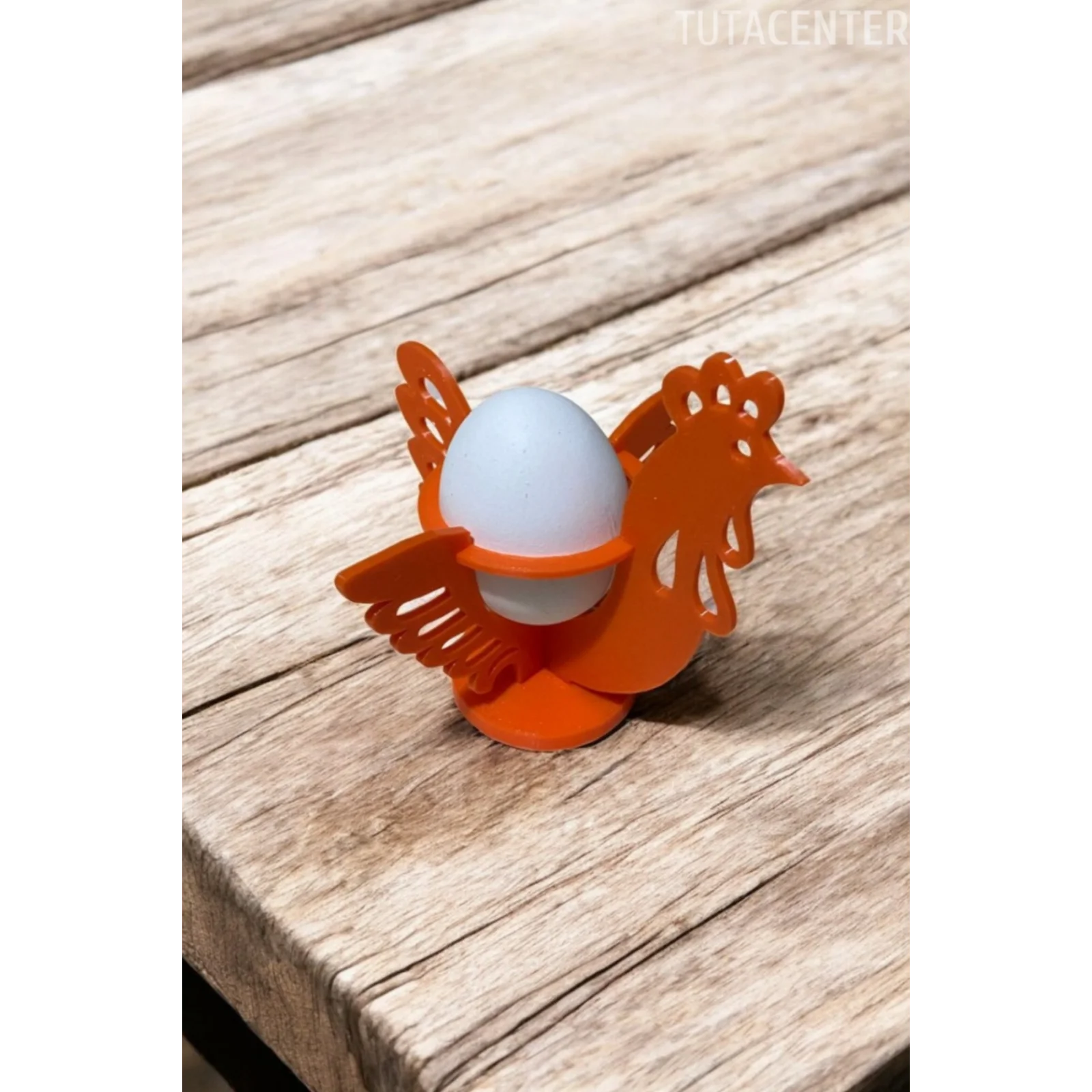 Yumurta Kabı Yumurta Tutucu 2li set Tavuk Figürlü