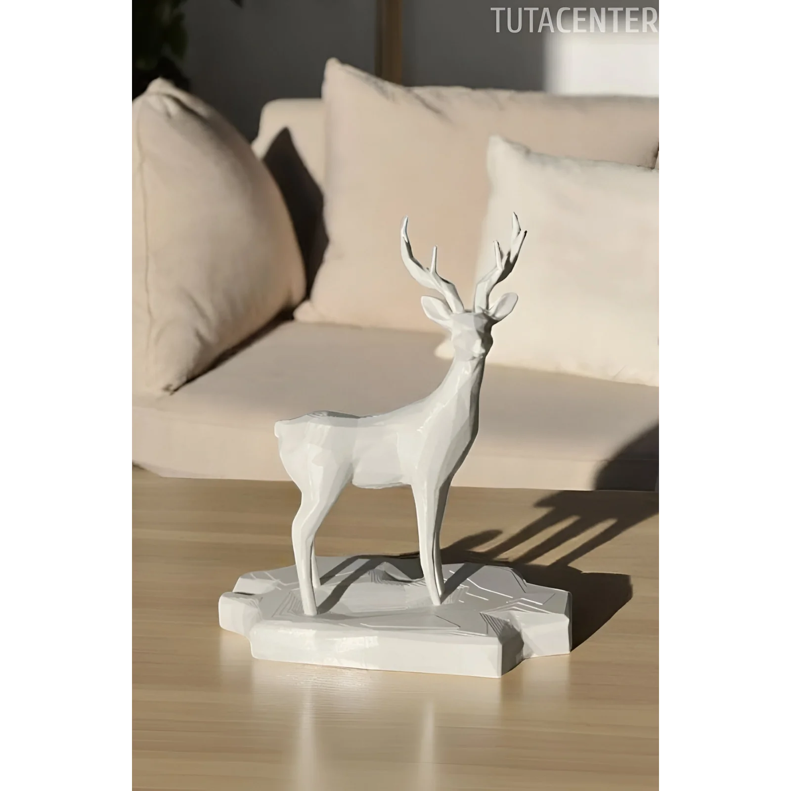 GEOMETRİK GEYİK BİBLO Dekoratif Geyik Figür