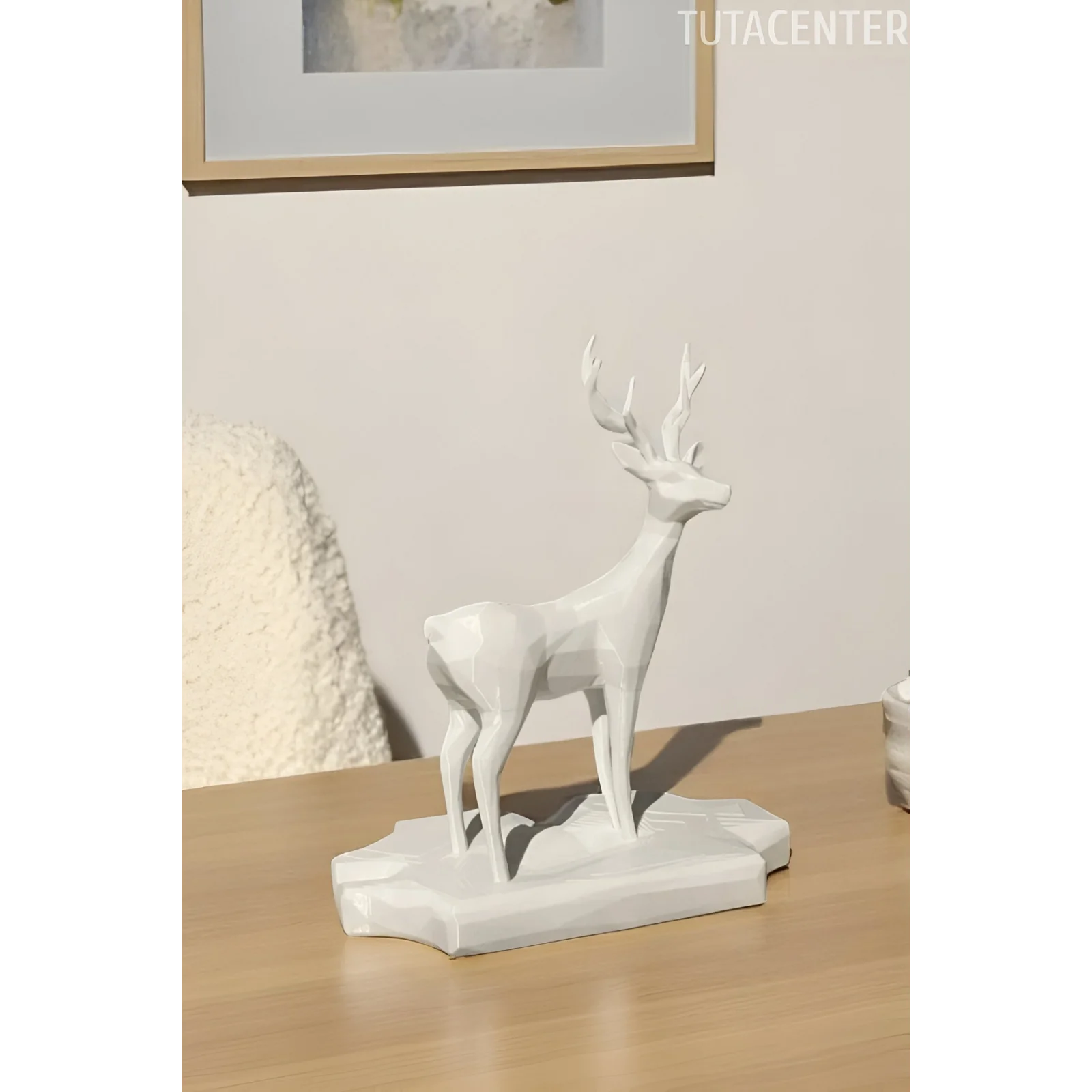 GEOMETRİK GEYİK BİBLO Dekoratif Geyik Figür