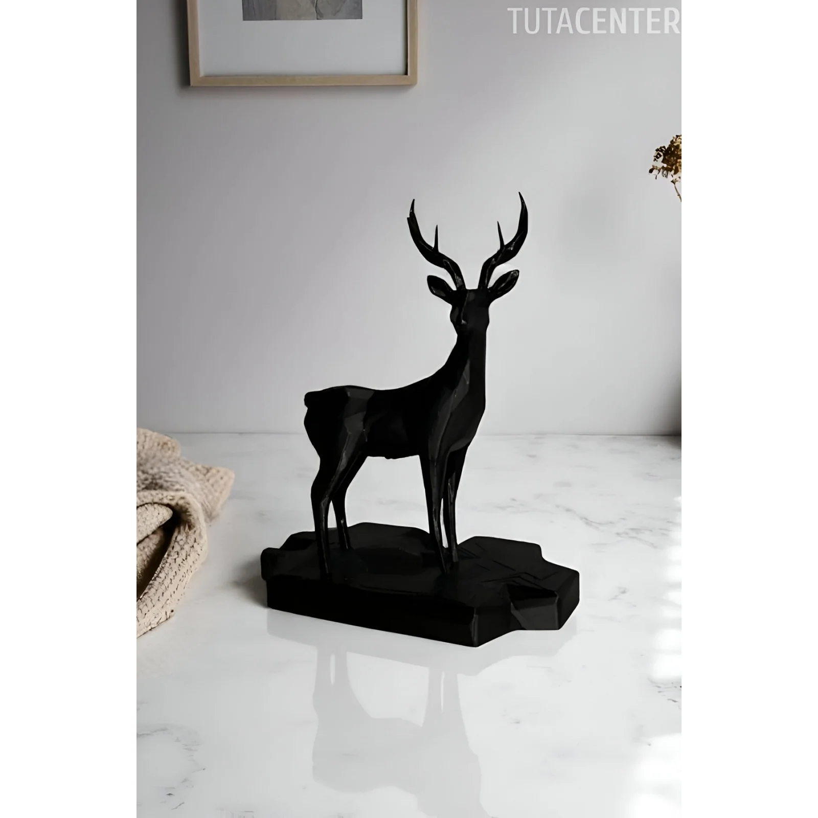 GEOMETRİK GEYİK BİBLO Dekoratif Geyik Figür