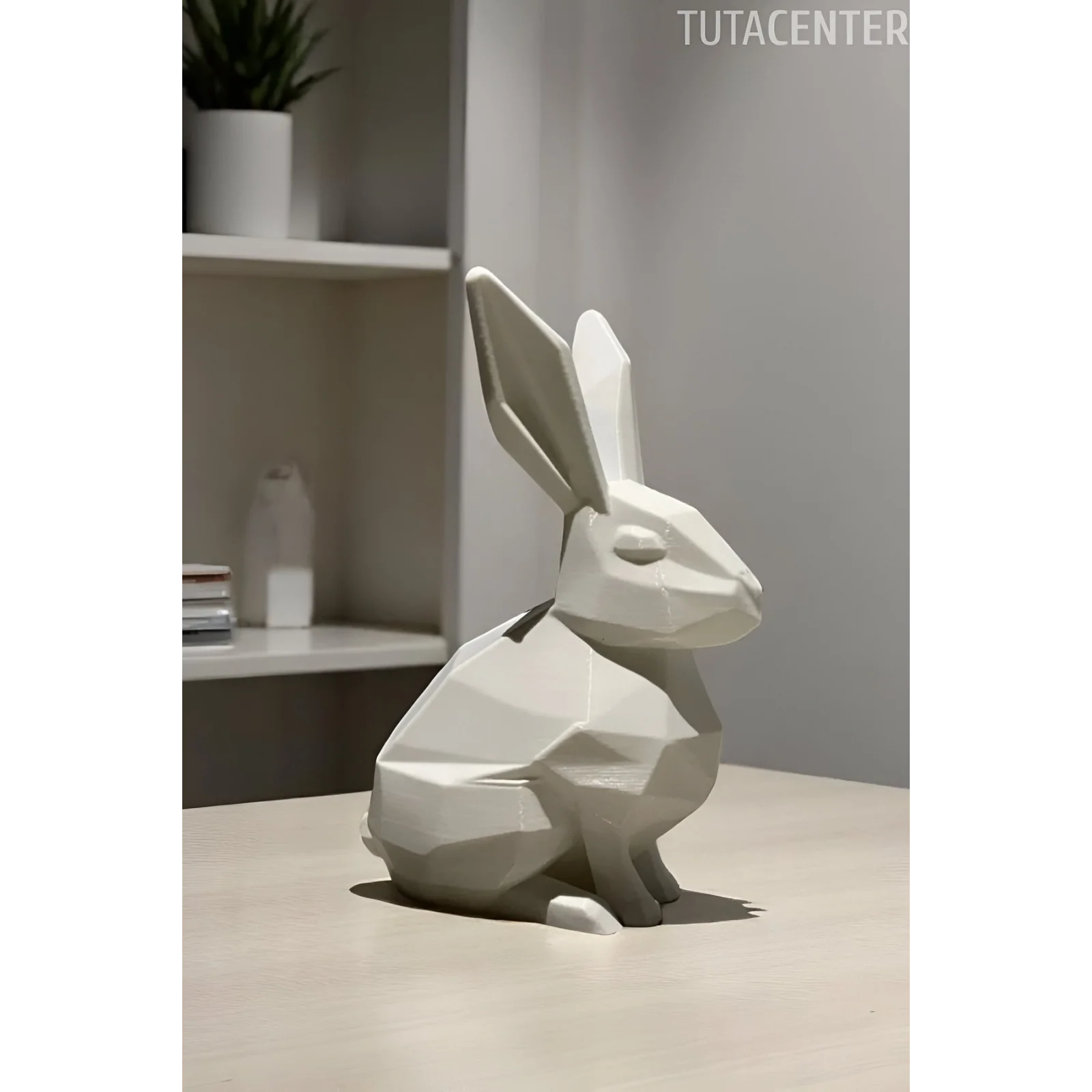MODERN GEOMETRİK TAVŞAN BİBLO Dekoratif Tavşan Figür