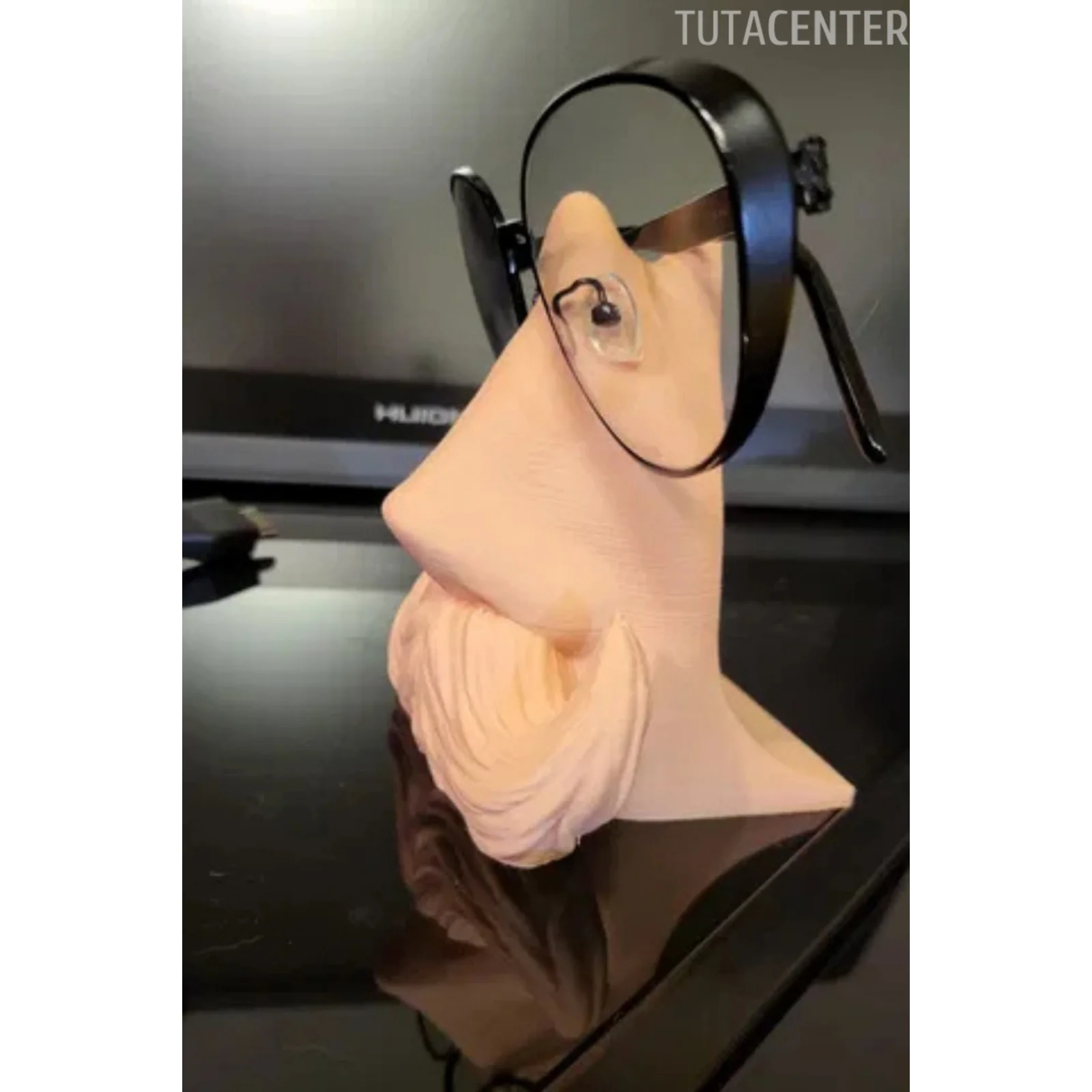 Dekoratif Gözlük Standı - Dekoratif Burun Bıyık Gözlük Tutucu