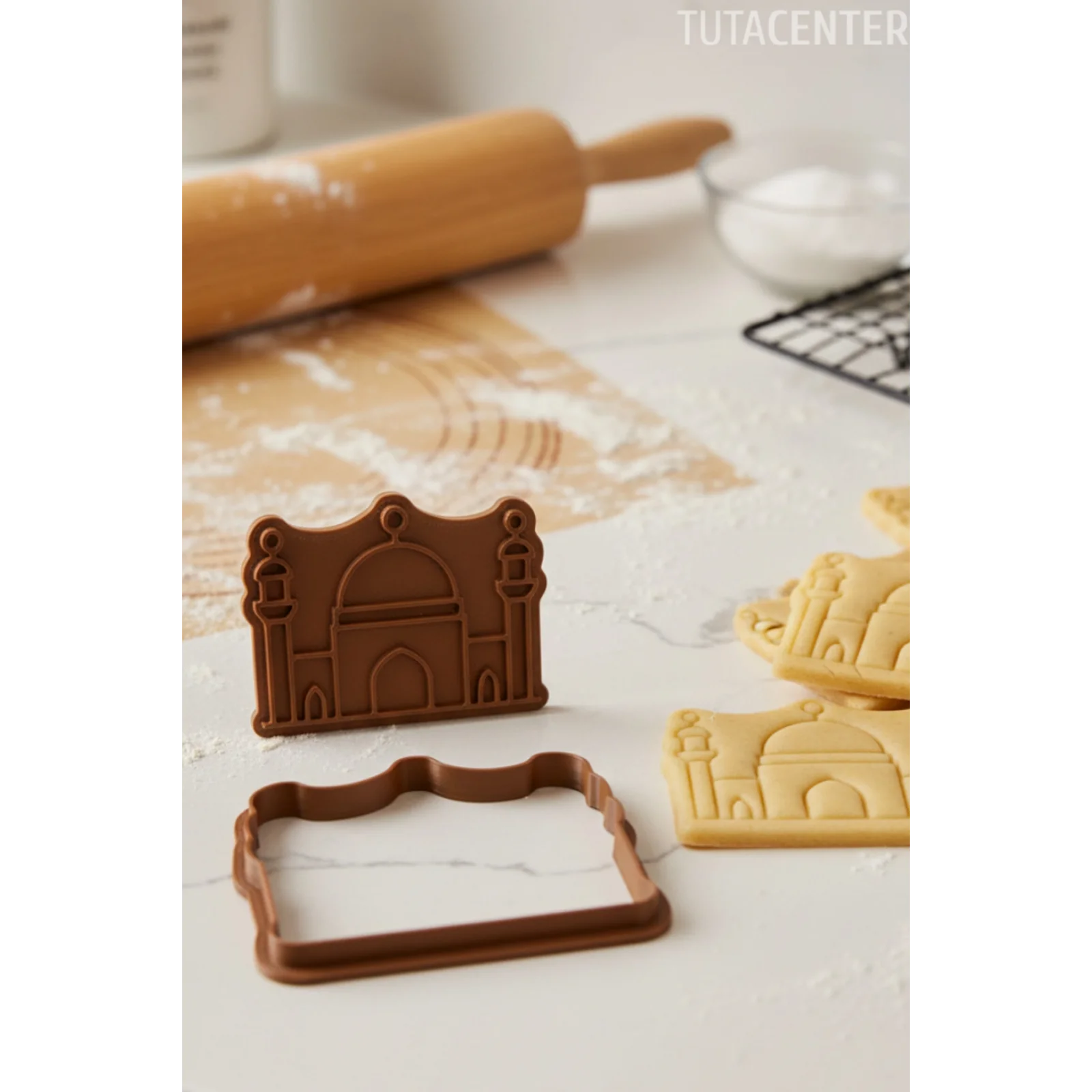 İslami Sembol Kurabiye Kalıbı Cami Şekilli Kalıp