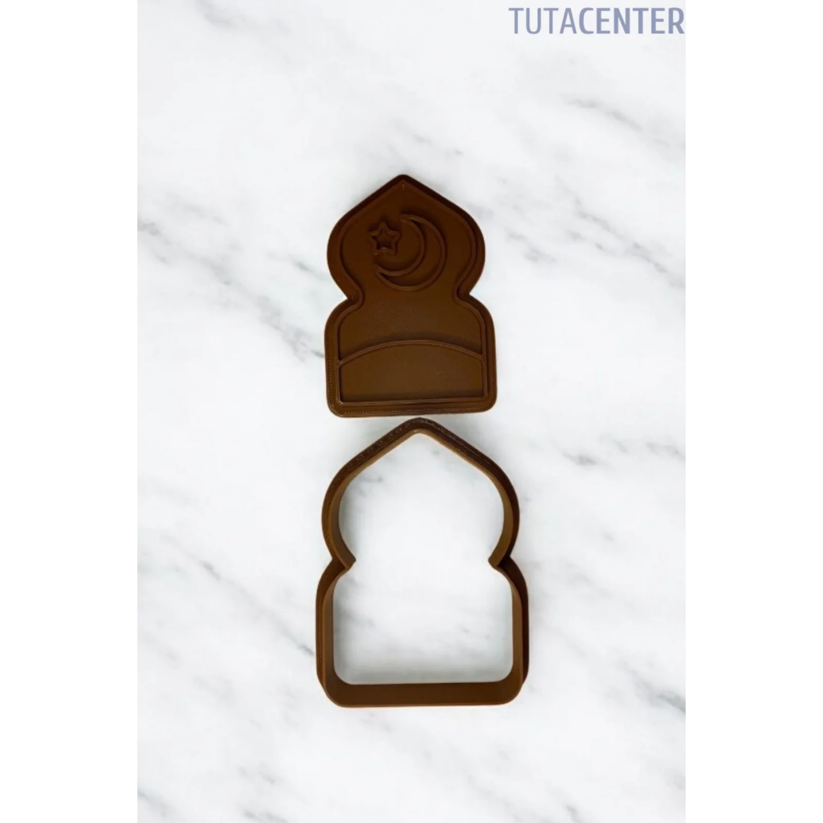 İslami Sembol Kurabiye Kalıbı Hilal Şeklinde Kurabiye Kalıbı