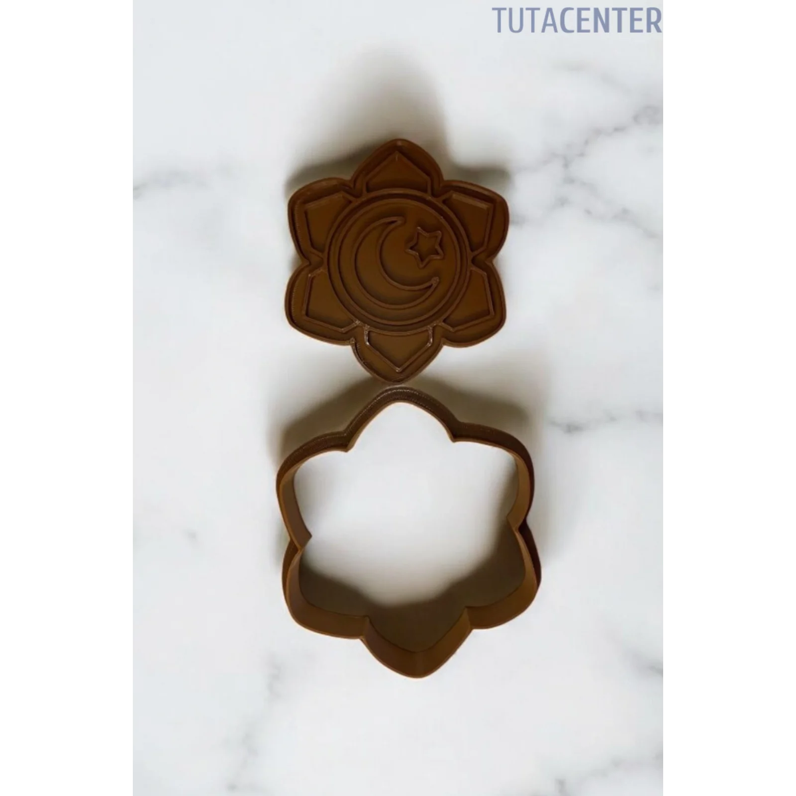 İslami Sembol Kurabiye Kalıbı Ayçiçeği Hilal Şeklinde Kurabiye Kalıbı