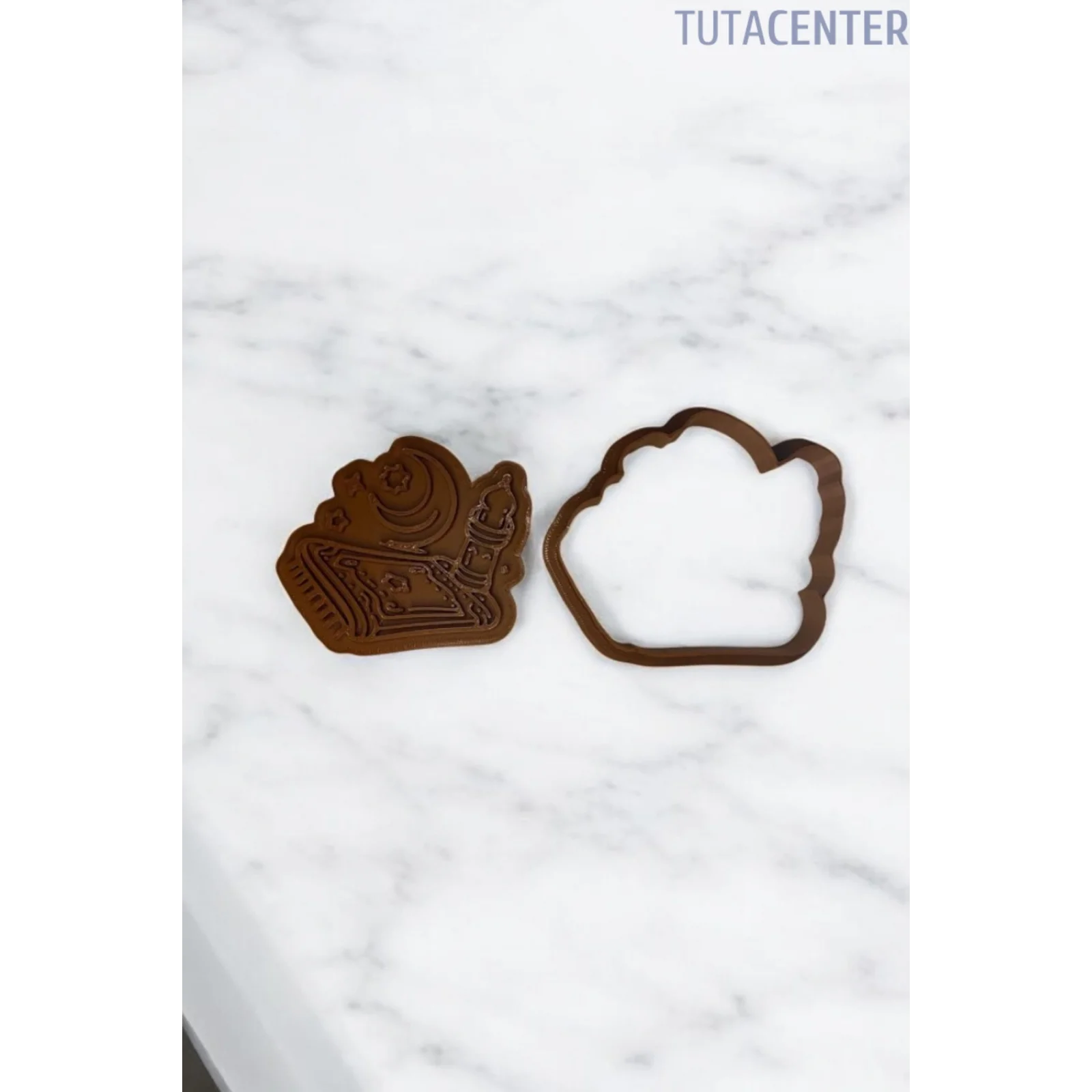 İslami Sembol Kurabiye Kalıbı Seccade Minare Şeklinde Kalıp