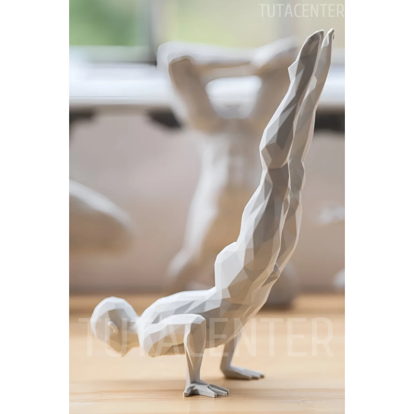 Amuda Kalkan İskandinav Tarzı Biblo Heykel Figür Yoga Yapan Adam Dekor Dekorasyon