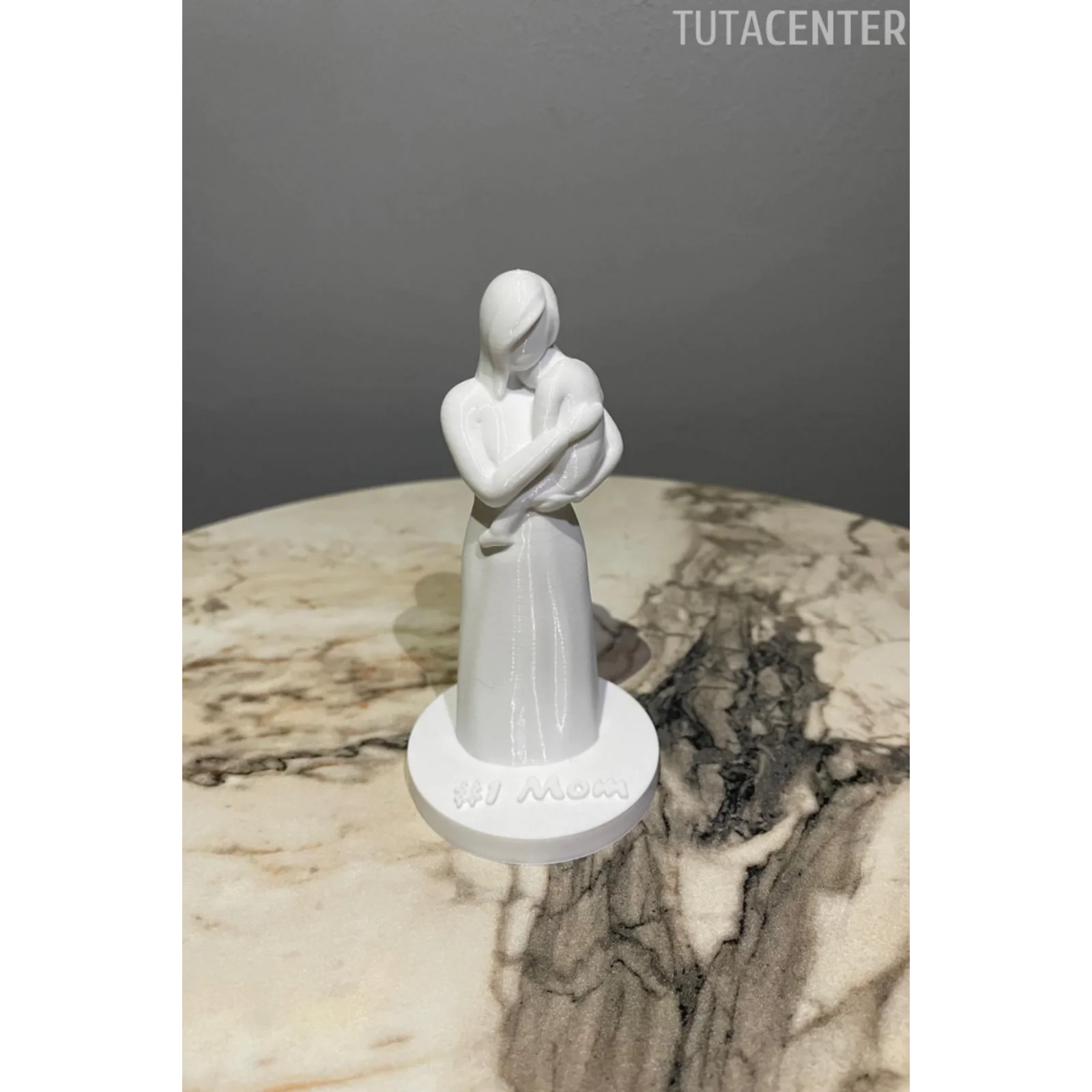 1 Numaralı Anne Ve Bebek Dekoratif Biblo( Anneler Günü, Yeni Doğan Hediyesi )