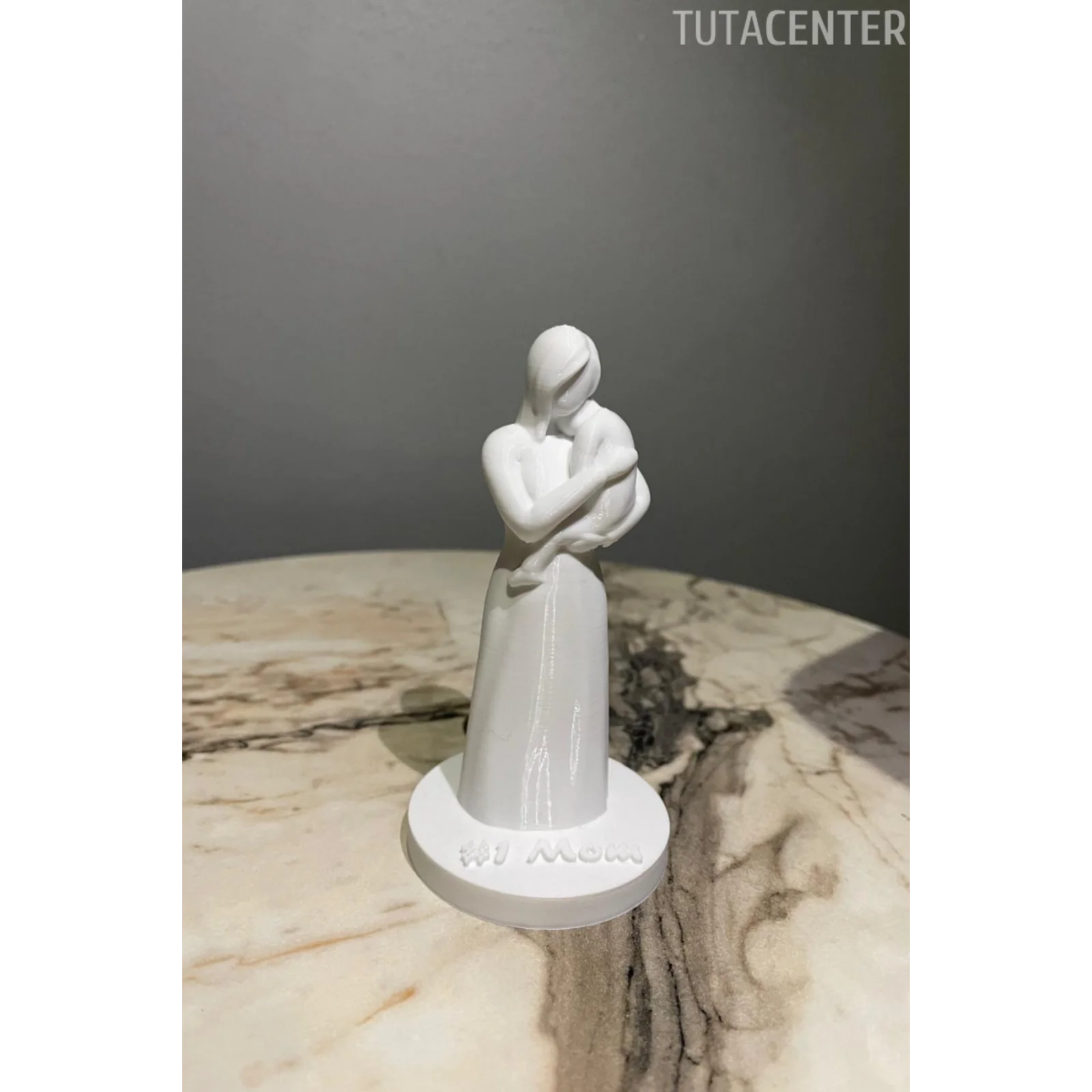 1 Numaralı Anne Ve Bebek Dekoratif Biblo( Anneler Günü, Yeni Doğan Hediyesi )