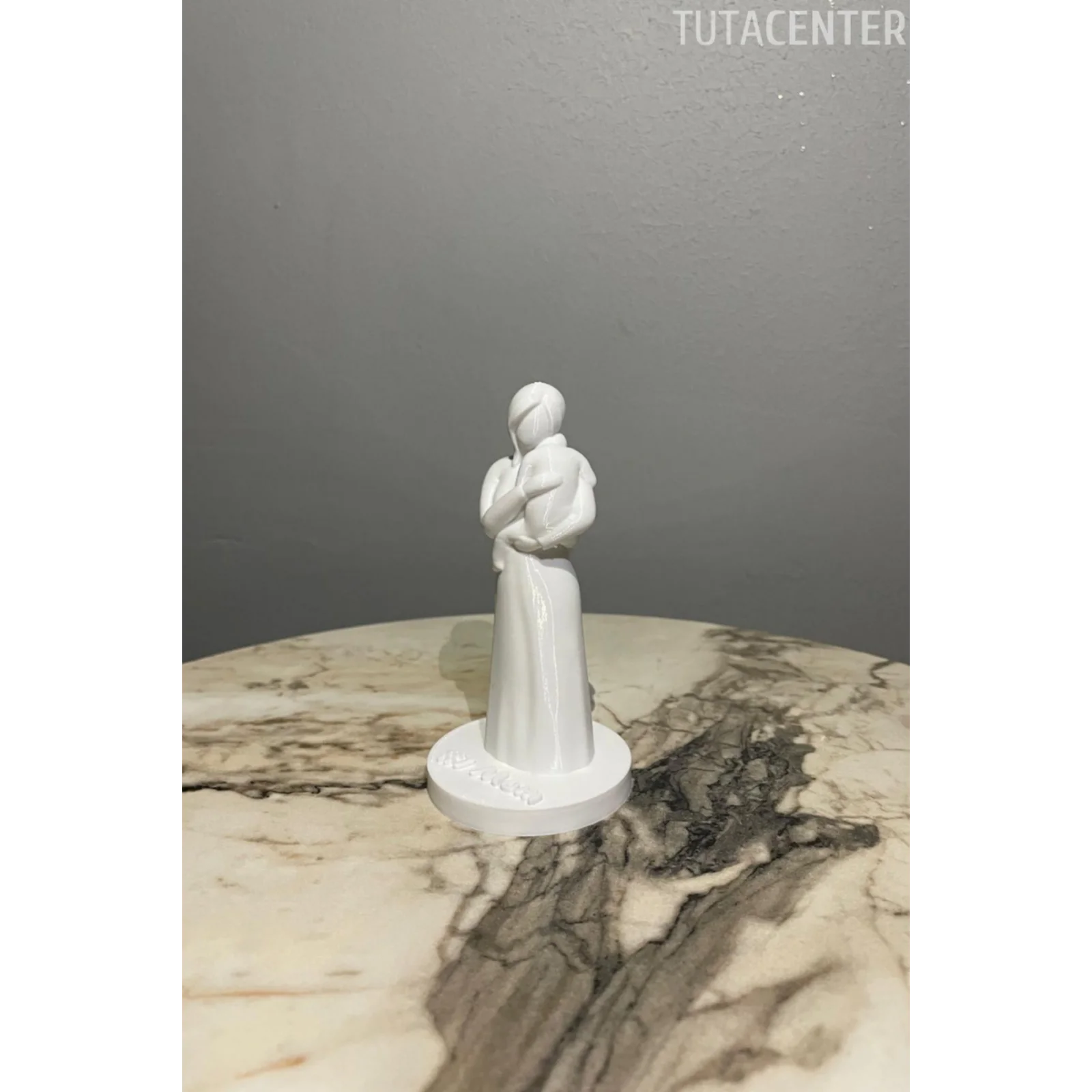 1 Numaralı Anne Ve Bebek Dekoratif Biblo( Anneler Günü, Yeni Doğan Hediyesi )