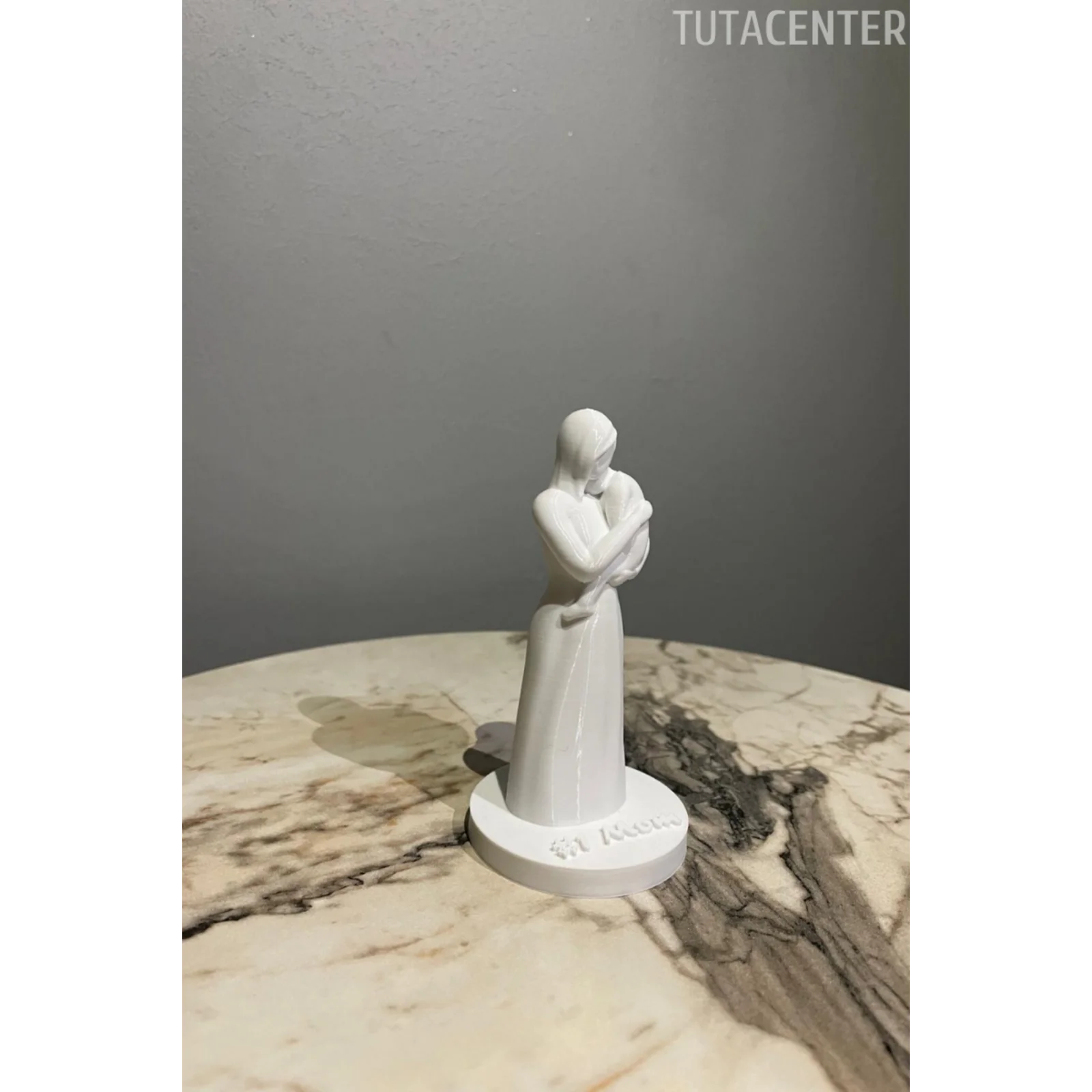 1 Numaralı Anne Ve Bebek Dekoratif Biblo( Anneler Günü, Yeni Doğan Hediyesi )