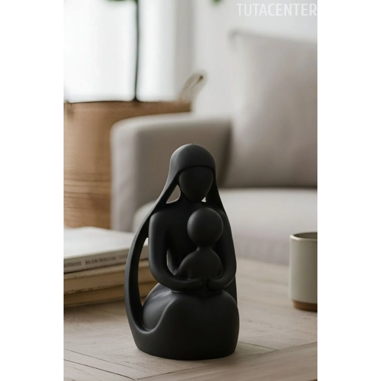 Dekoratif Anne Ve Çocuk Figür Anneler Günü Hediyeli Dekoratif Biblo( Anneler Günü Hediyesi )