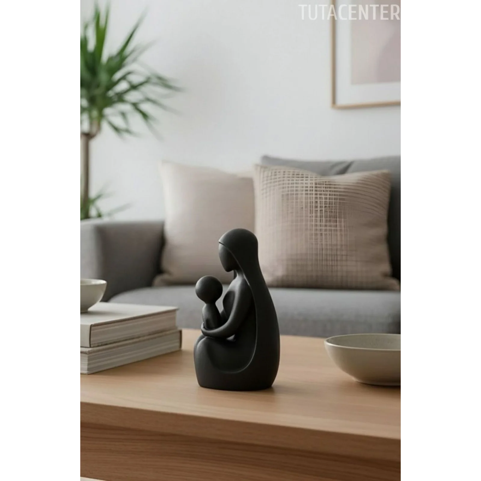 Dekoratif Anne Ve Çocuk Figür Anneler Günü Hediyeli Dekoratif Biblo( Anneler Günü Hediyesi )