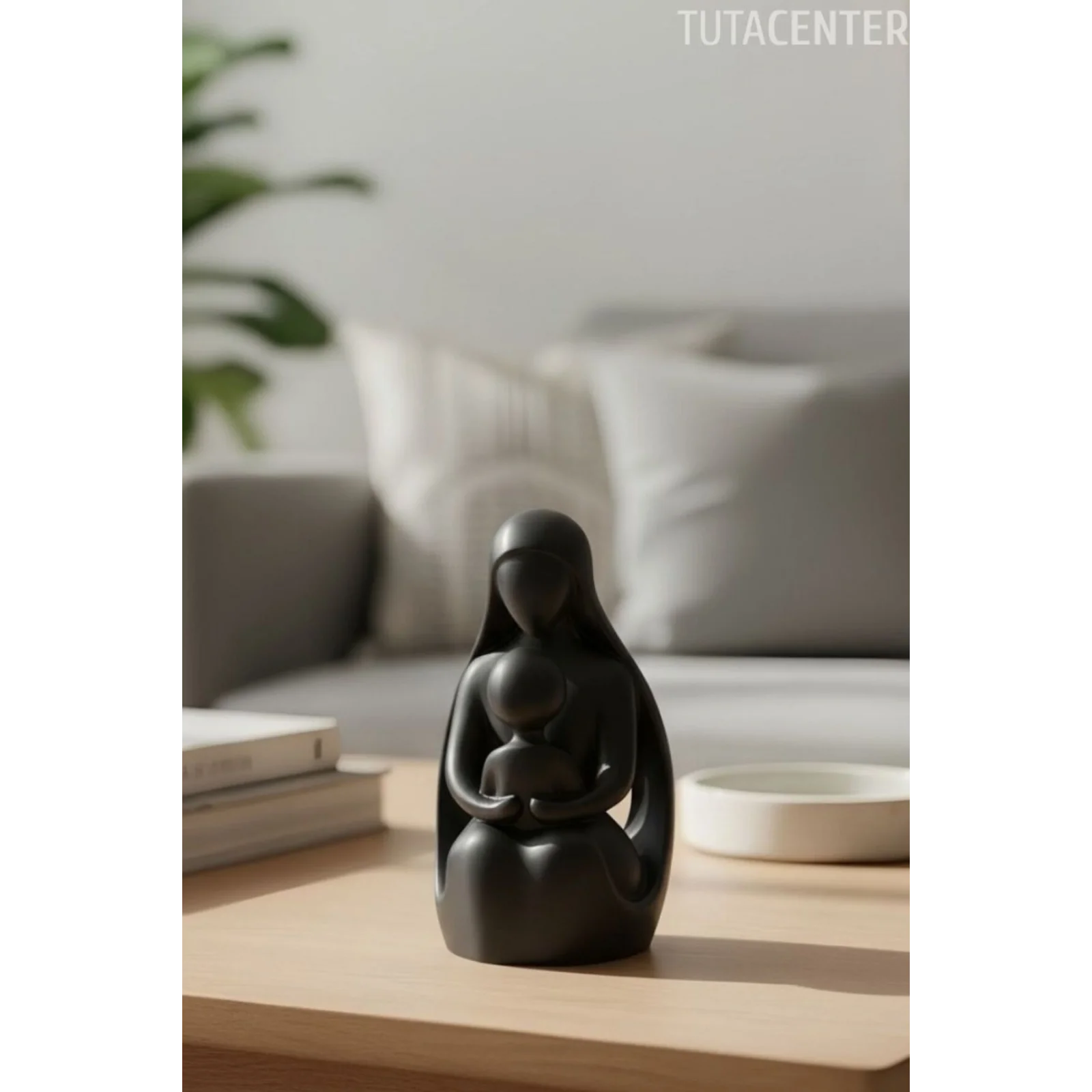 Dekoratif Anne Ve Çocuk Figür Anneler Günü Hediyeli Dekoratif Biblo( Anneler Günü Hediyesi )